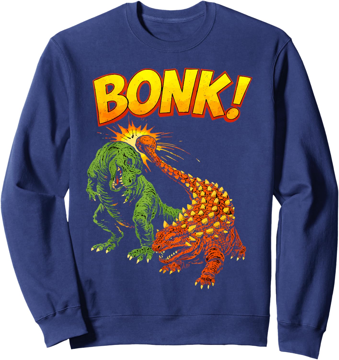Bonk Dinosaur Sweatshirt - Sweatshirt | Navy