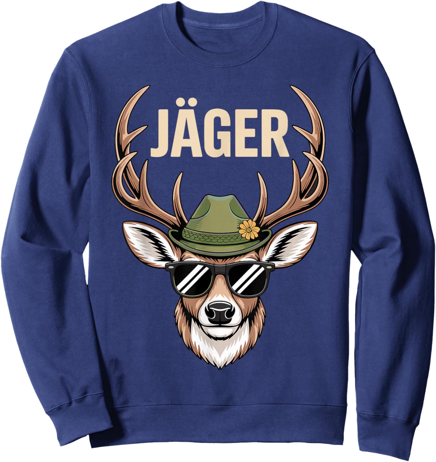 Hunter Costume Carnival Hunting Sweatshirt - Sweatshirt | Navy