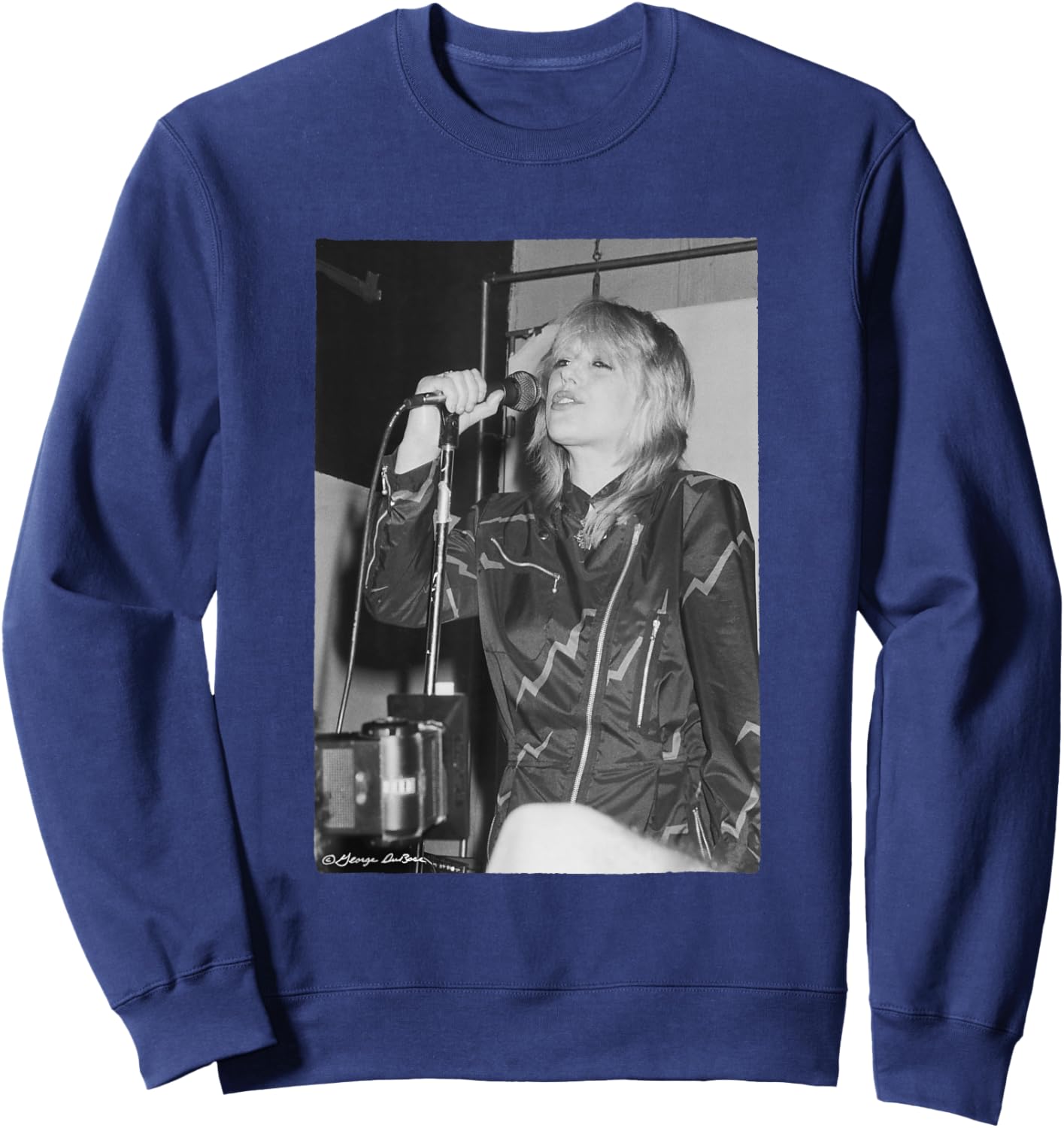 Marianne Faithfull Live By George DuBose Sweatshirt - Sweatshirt | Navy