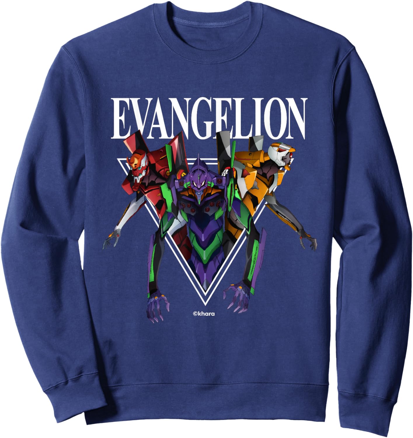 Evangelion 2.22 - “Tokyo-3 in Danger” Sweatshirt - Sweatshirt | Navy