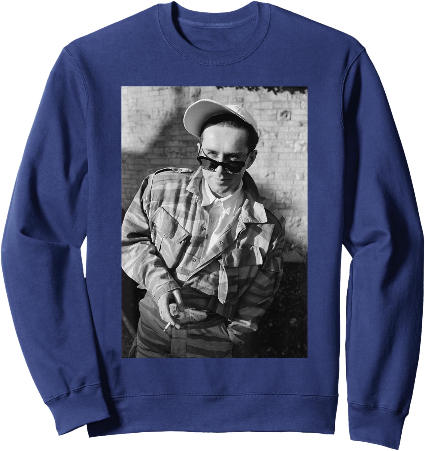 Holly Johnson Frankie Goes to Hollywood Singer 1985 Sweatshirt - Sweatshirt | Navy