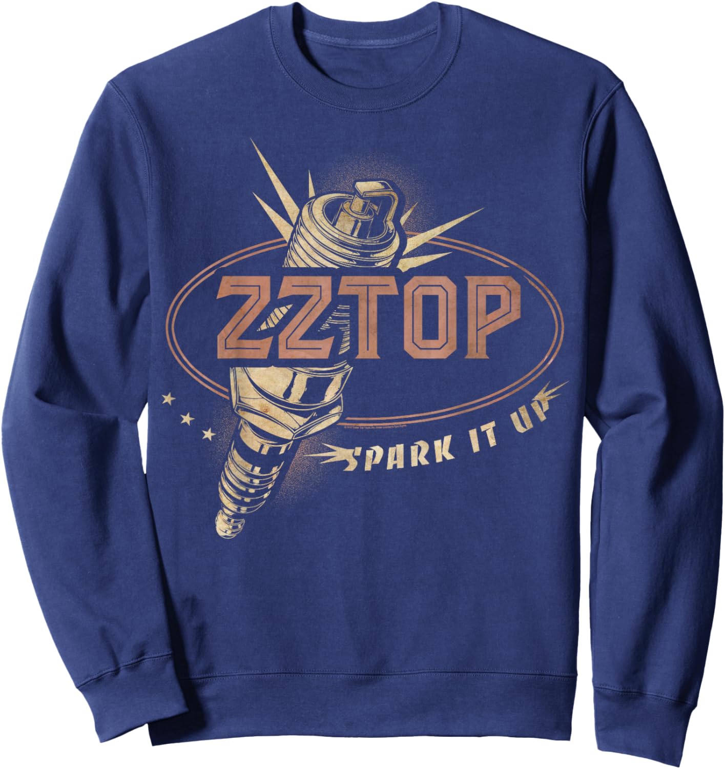 ZZ Top Spark it Up Sweatshirt - Sweatshirt | Navy