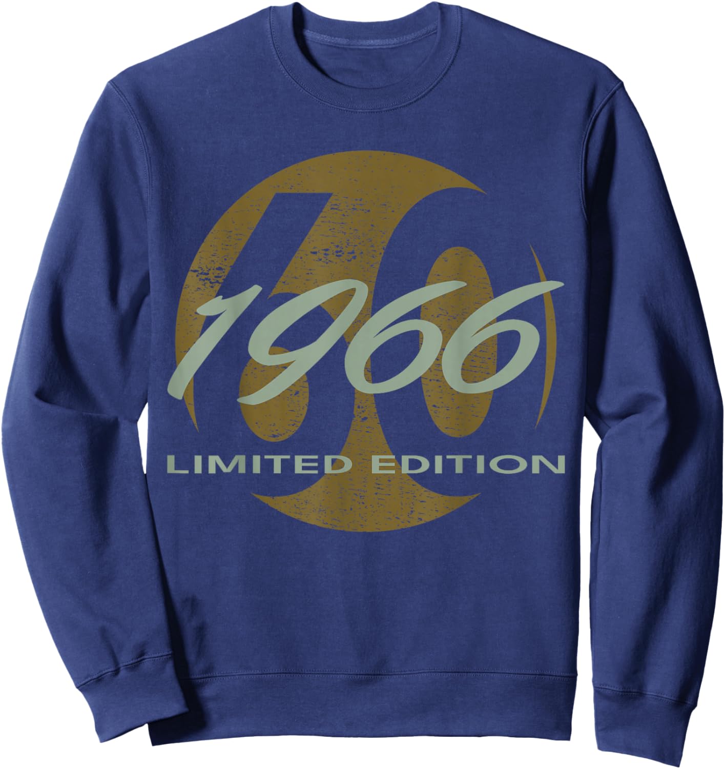 60th Birthday Man Woman 60 Years 1966 Funny Gift Sweatshirt - Sweatshirt | Navy