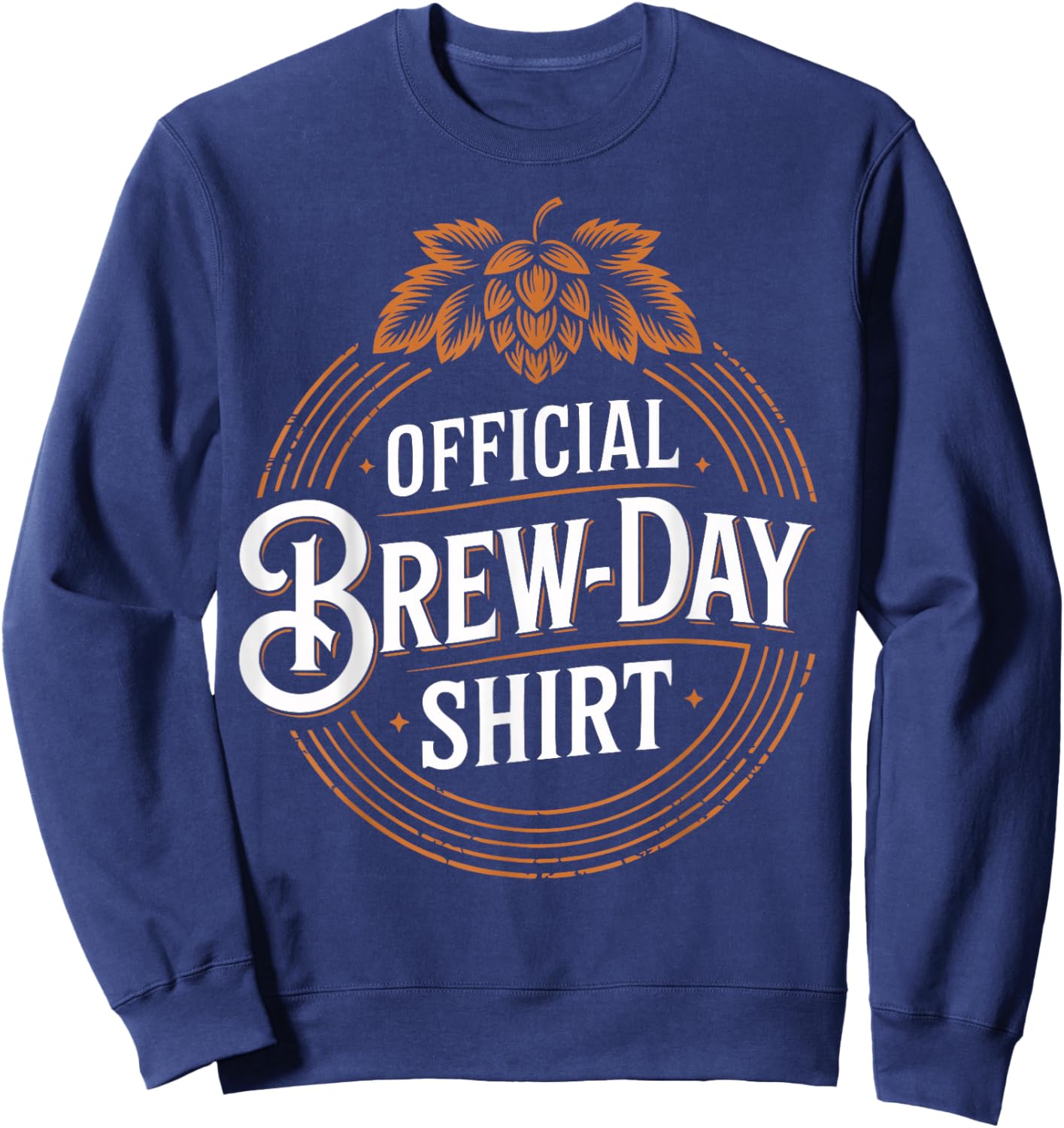 Homebrew Beer Brewer Vintage Brew-Day Sweatshirt - Sweatshirt | Navy
