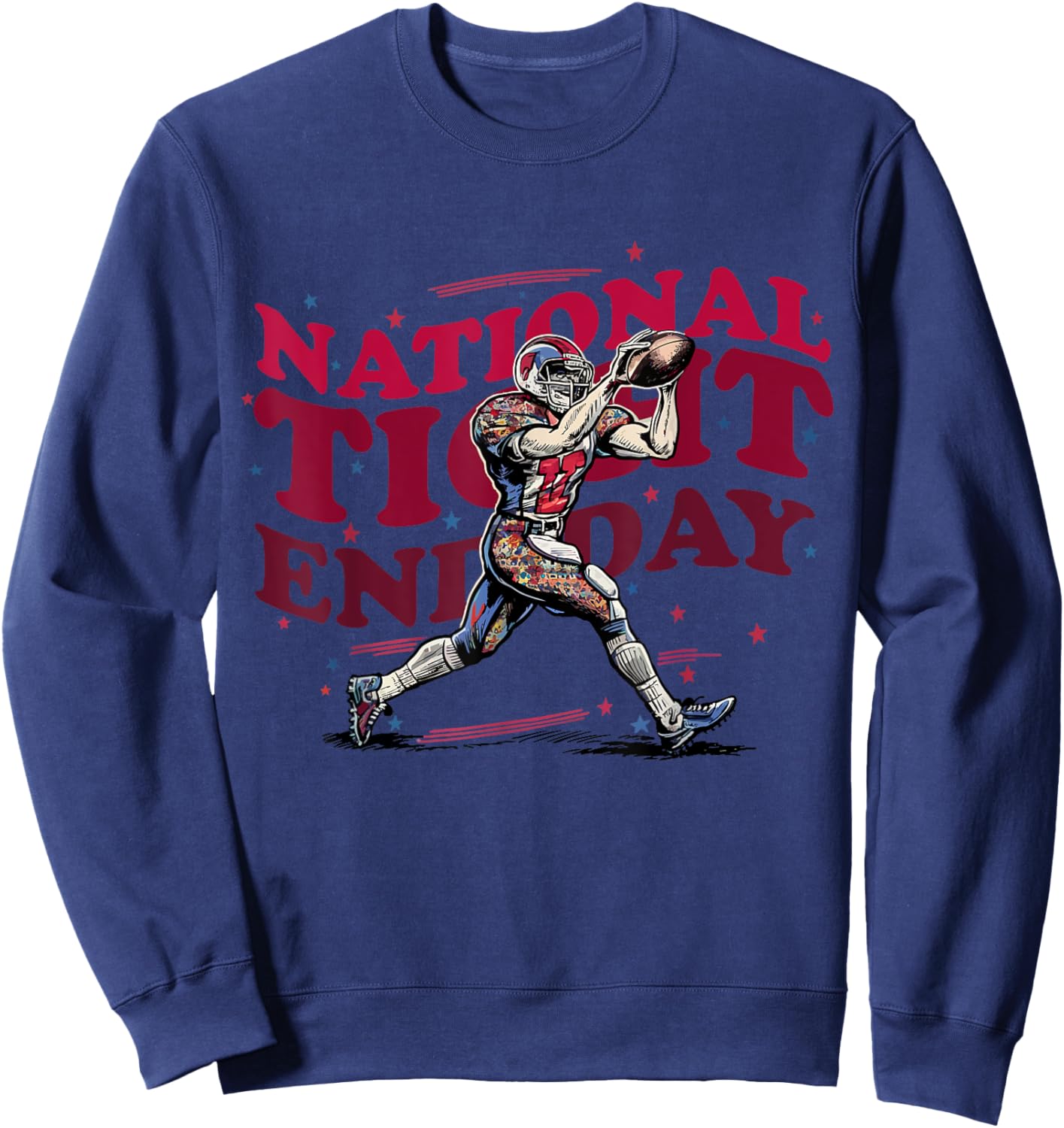 National Tight End Day American Football Lovers Men Women's Sweatshirt - Sweatshirt | Navy