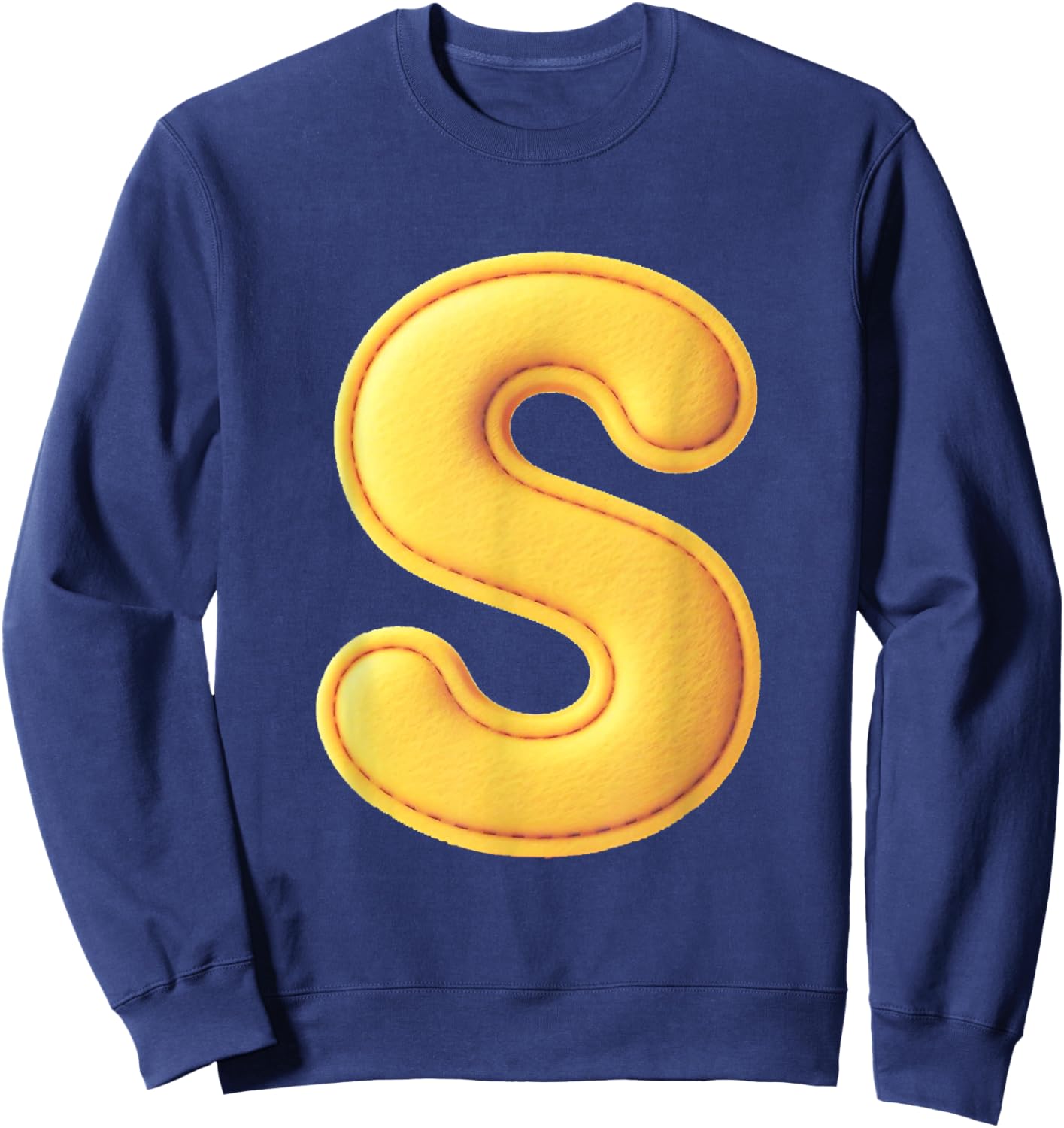 Letter S Funny Chipmunk Group Matching Costume Sweatshirt - Sweatshirt | Navy