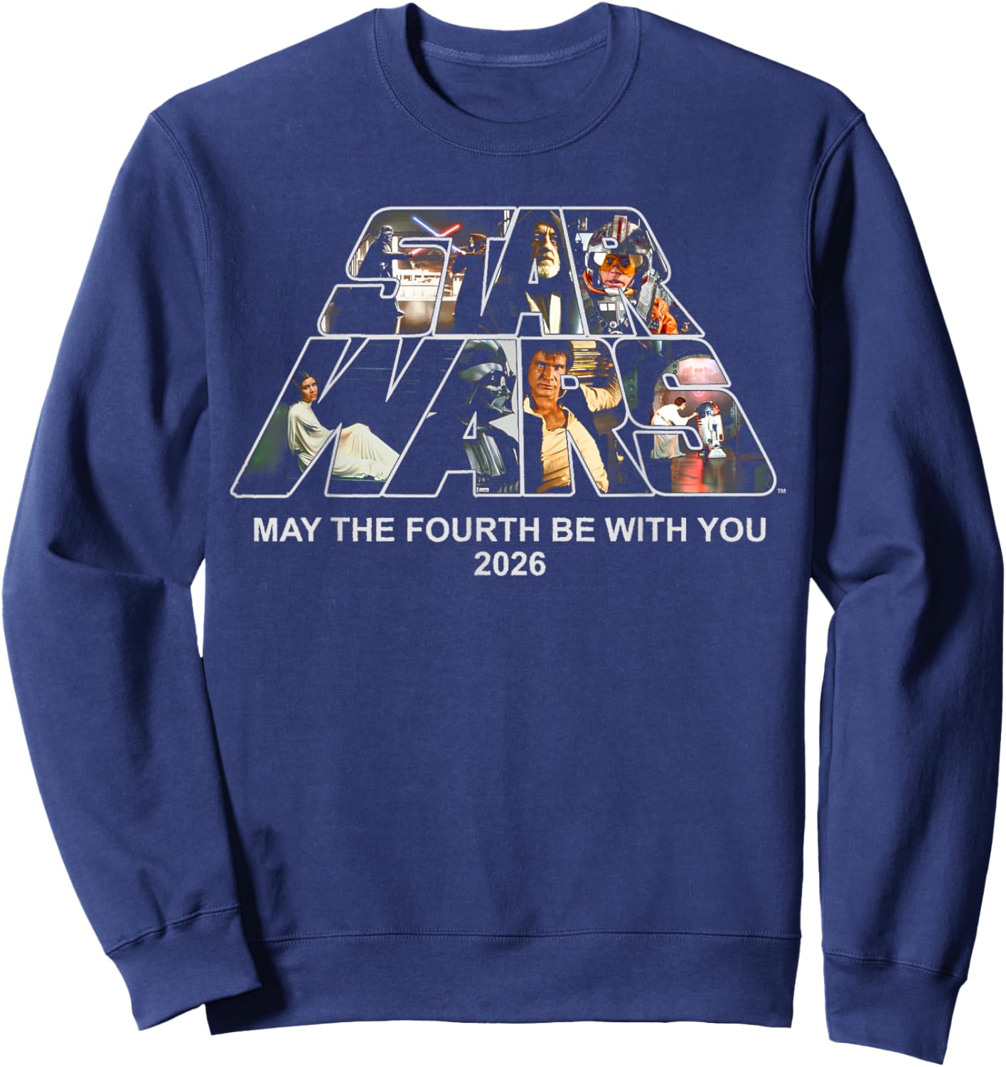 Star Wars May The Fourth Be With You 2026 Original Film Clip Sweatshirt - Sweatshirt | Navy