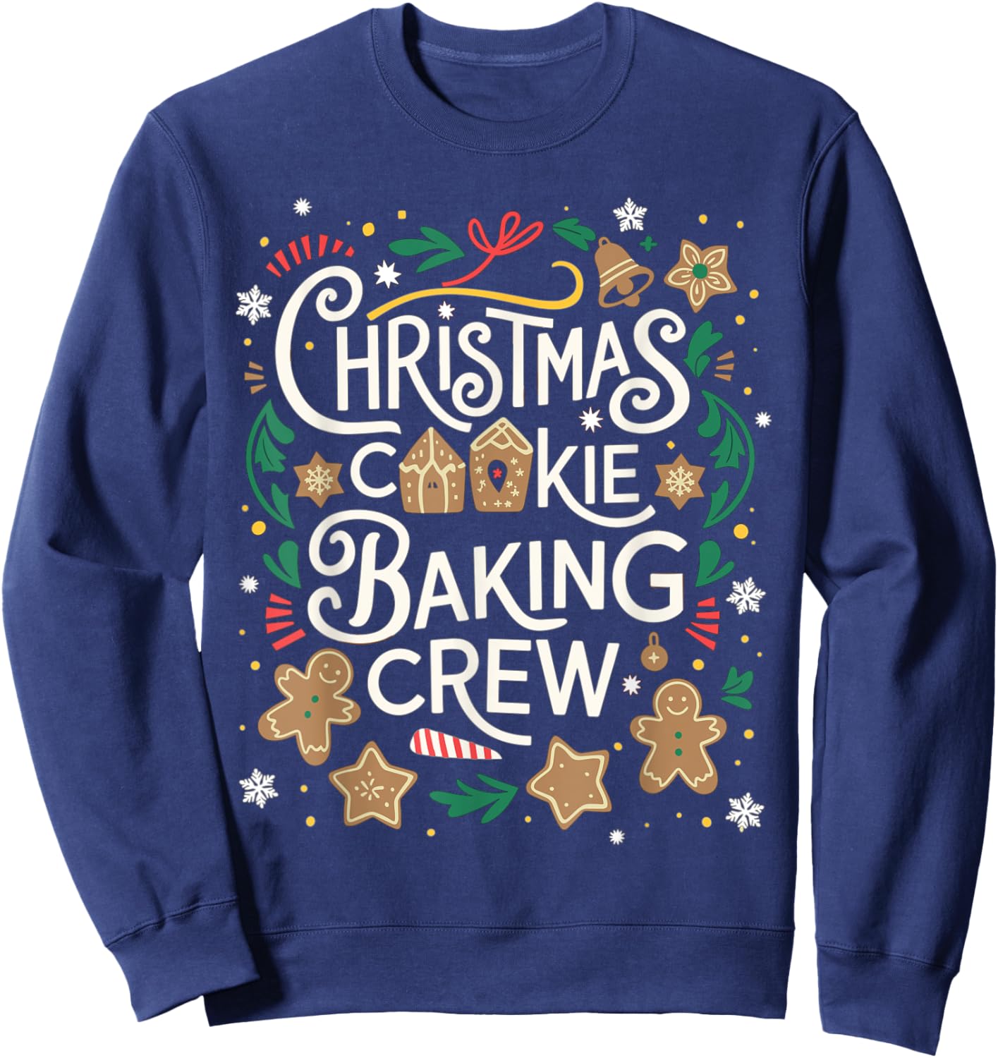 Christmas Cookie Baking Crew Family Christmas X-Mas Sweatshirt - Sweatshirt | Navy