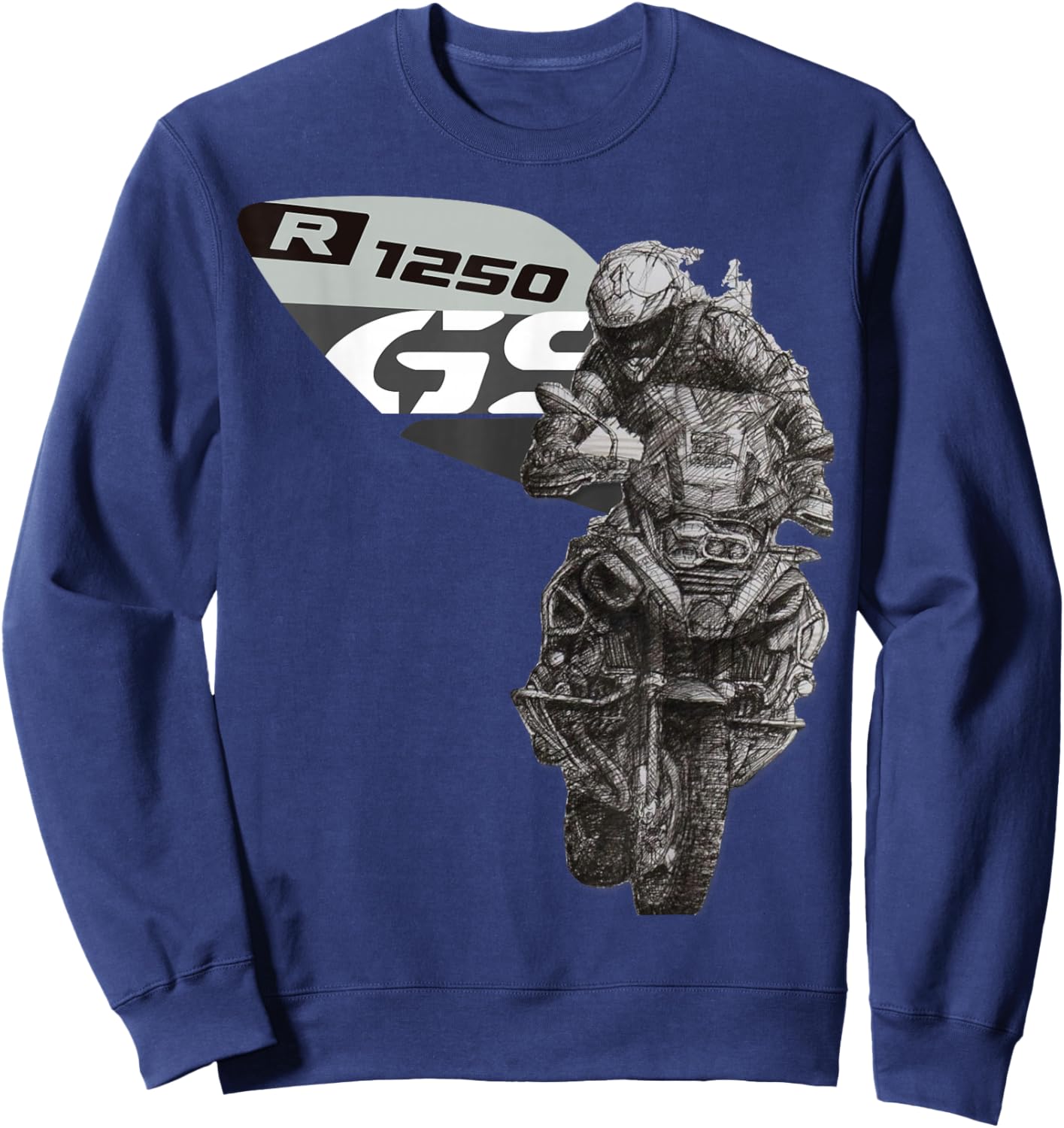 R 1250 GS Adventure Bike Motorcycle Sweatshirt - Sweatshirt | Navy