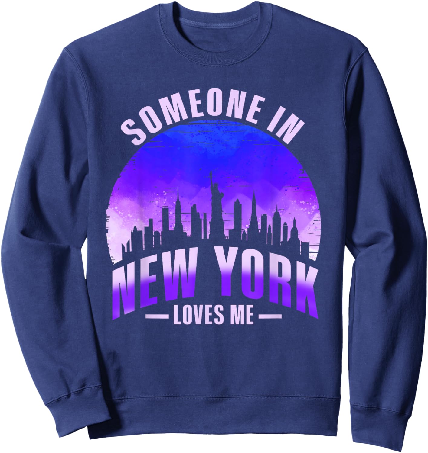 Someone In New York Loves Me Sweatshirt - Sweatshirt | Navy
