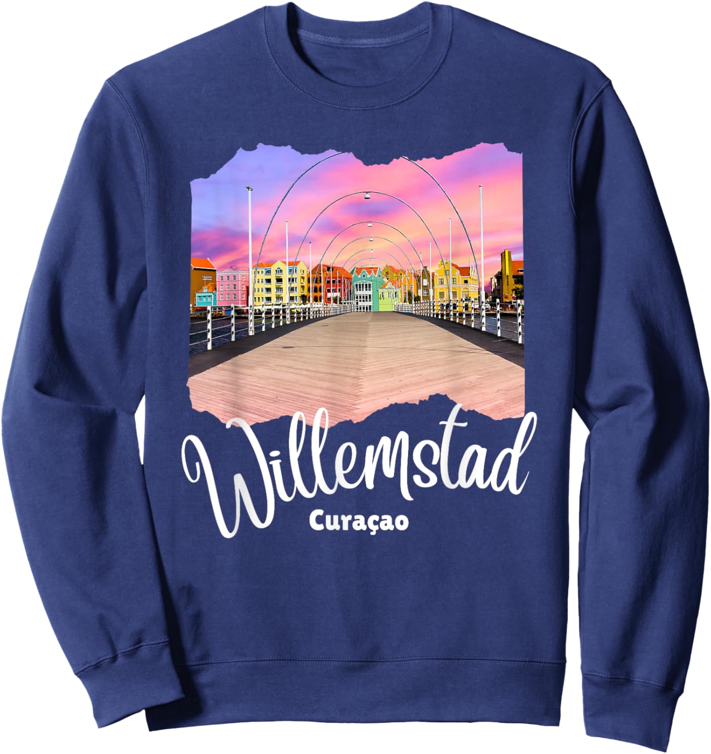 Curacao Willemstad Sweatshirt - Sweatshirt | Navy
