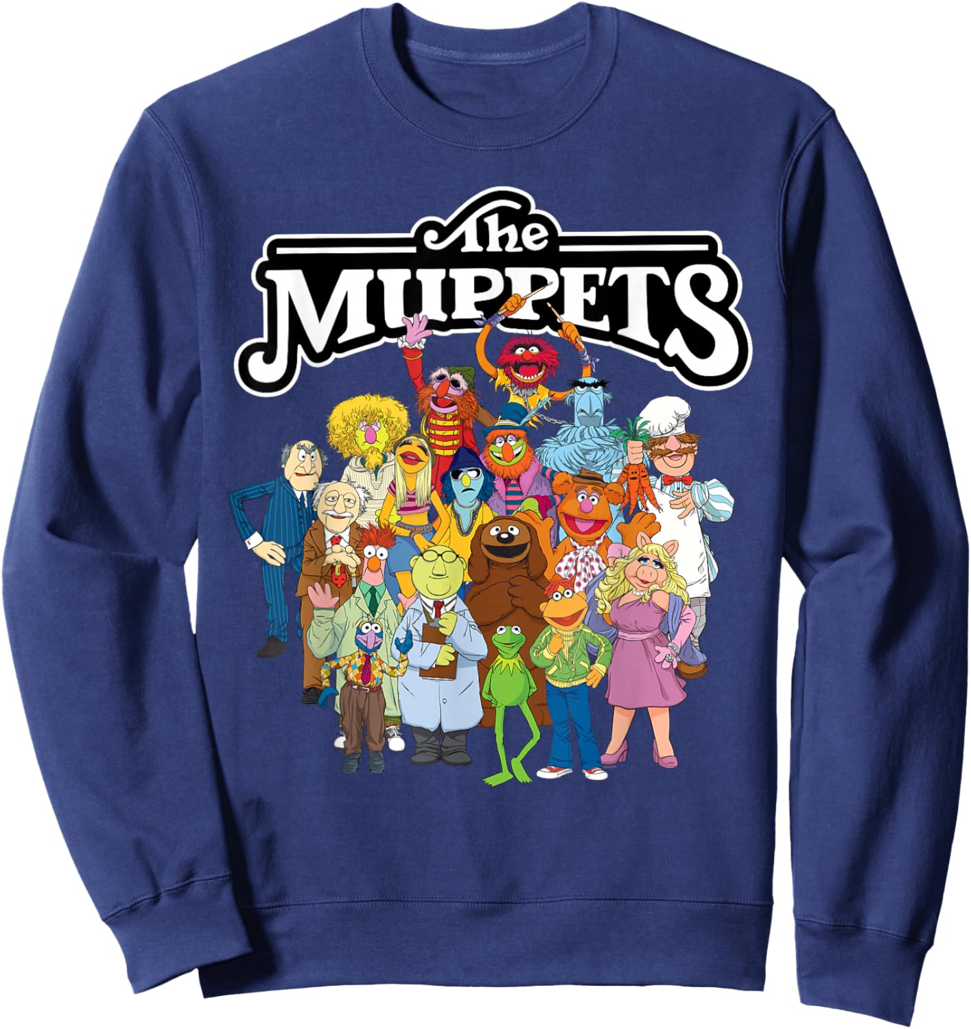 Disney The Muppets Stars of the Muppet Show Character Group Sweatshirt - Sweatshirt | Navy