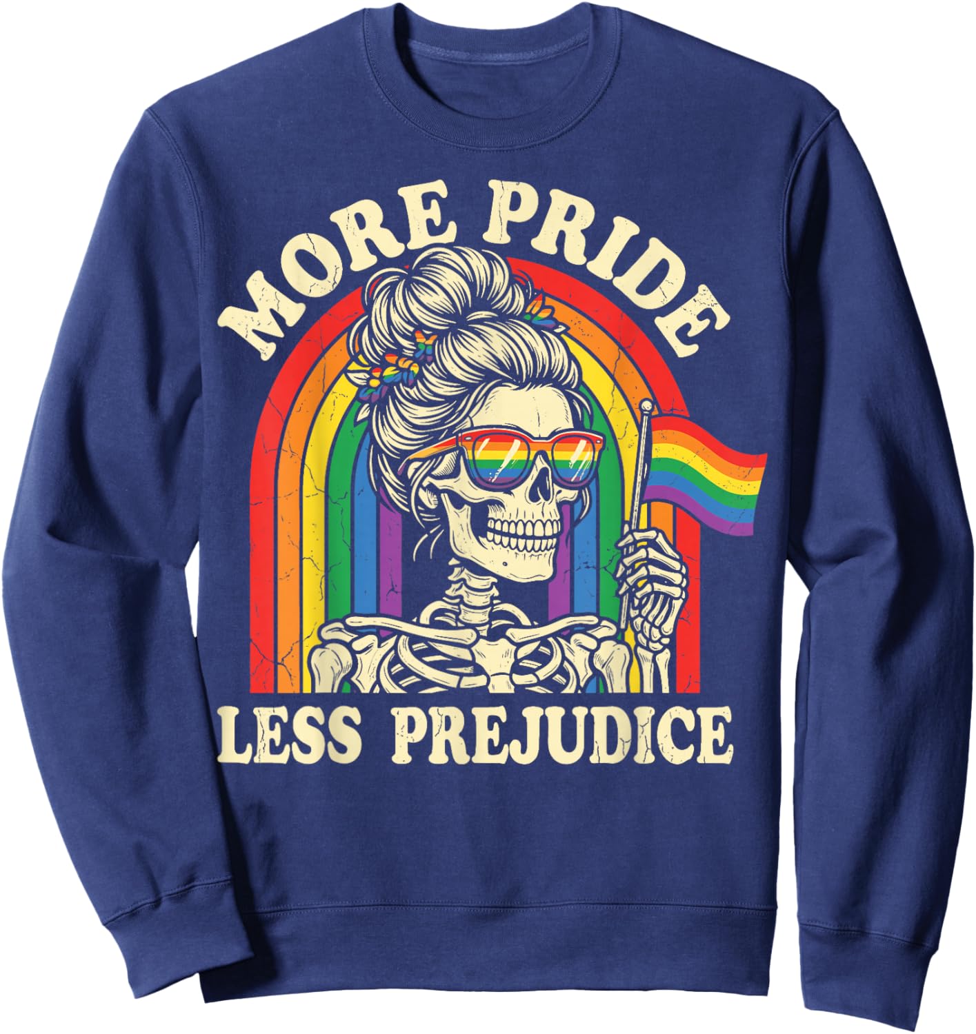 More Pride Less Prejudice Sweatshirt - Sweatshirt | Navy