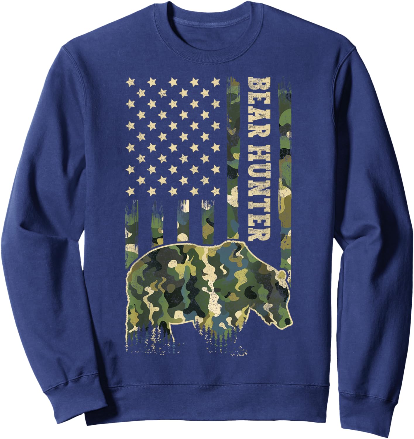 Bear Hunting Sweatshirt - Sweatshirt | Navy