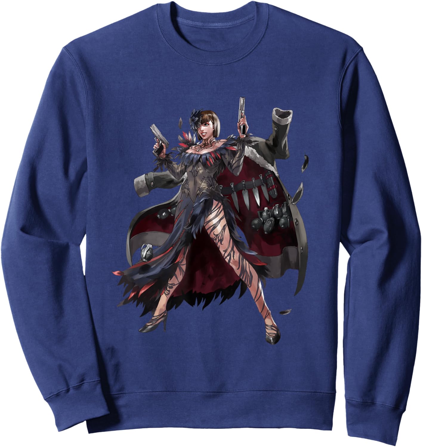 Bandai Namco Entertainment Inc. TEKKEN7 ANNA WILLIAMS 003 , Small, Black Sweatshirt - Sweatshirt | Navy