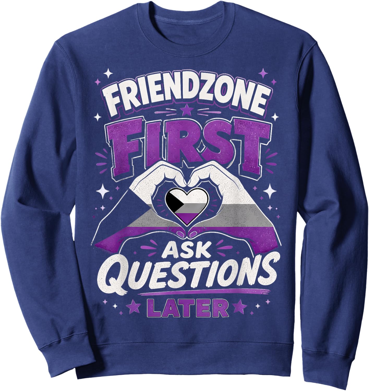 Lustig Demisexuell Sweatshirt - Sweatshirt | Navy