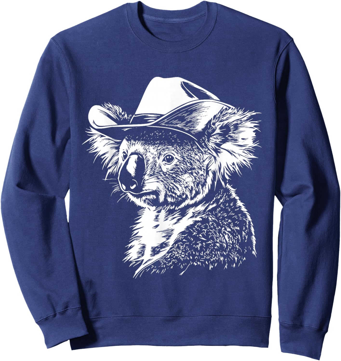 Koala Cowboy Hat Sweatshirt - Sweatshirt | Navy