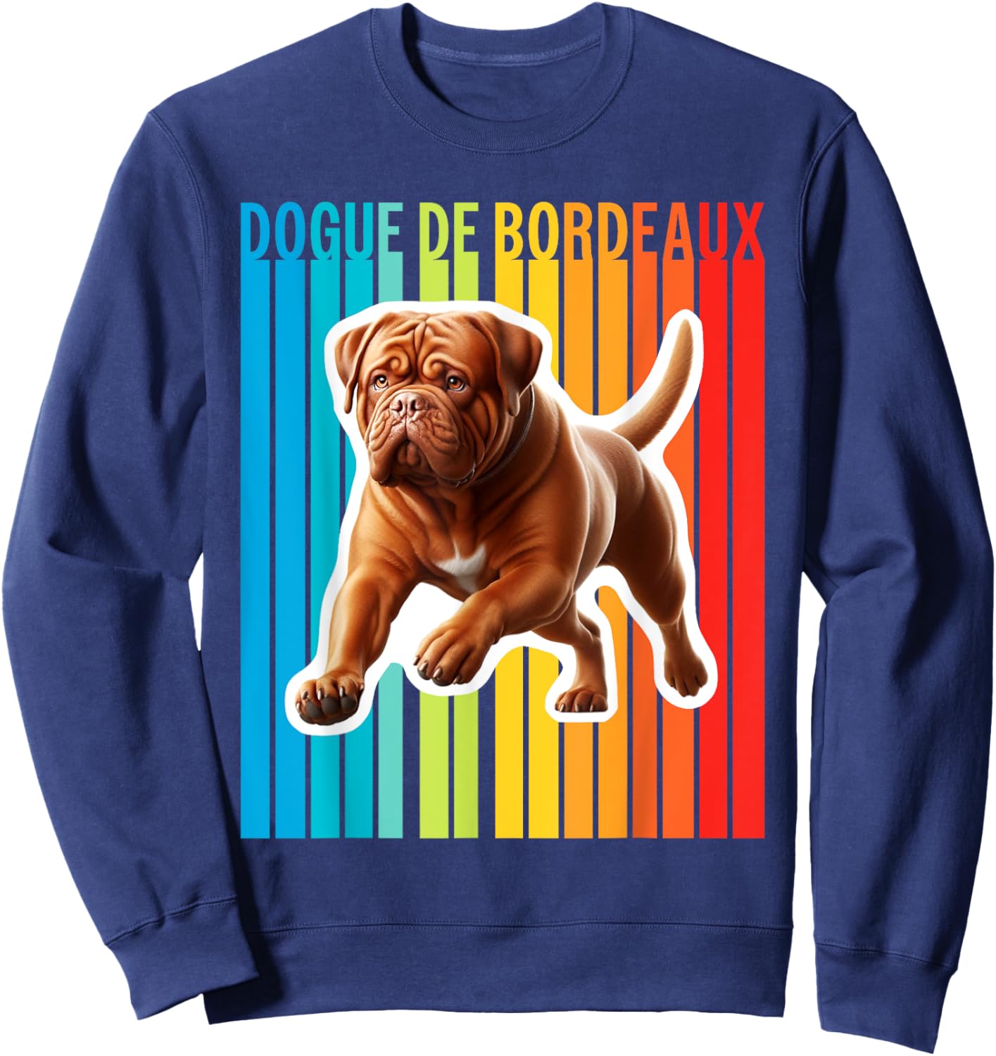 Colorful Dogue de Bordeaux Sweatshirt - Sweatshirt | Navy