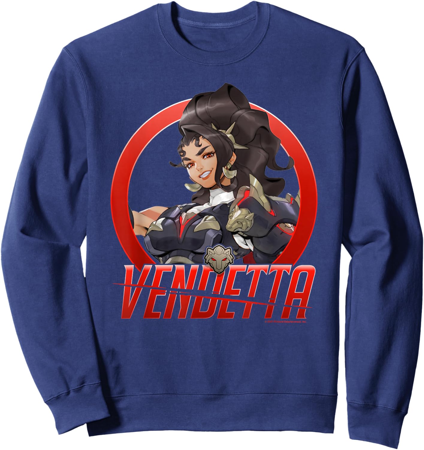 Overwatch 2 Vendetta La Lupa The Wolf of Retribution Sweatshirt - Sweatshirt | Navy