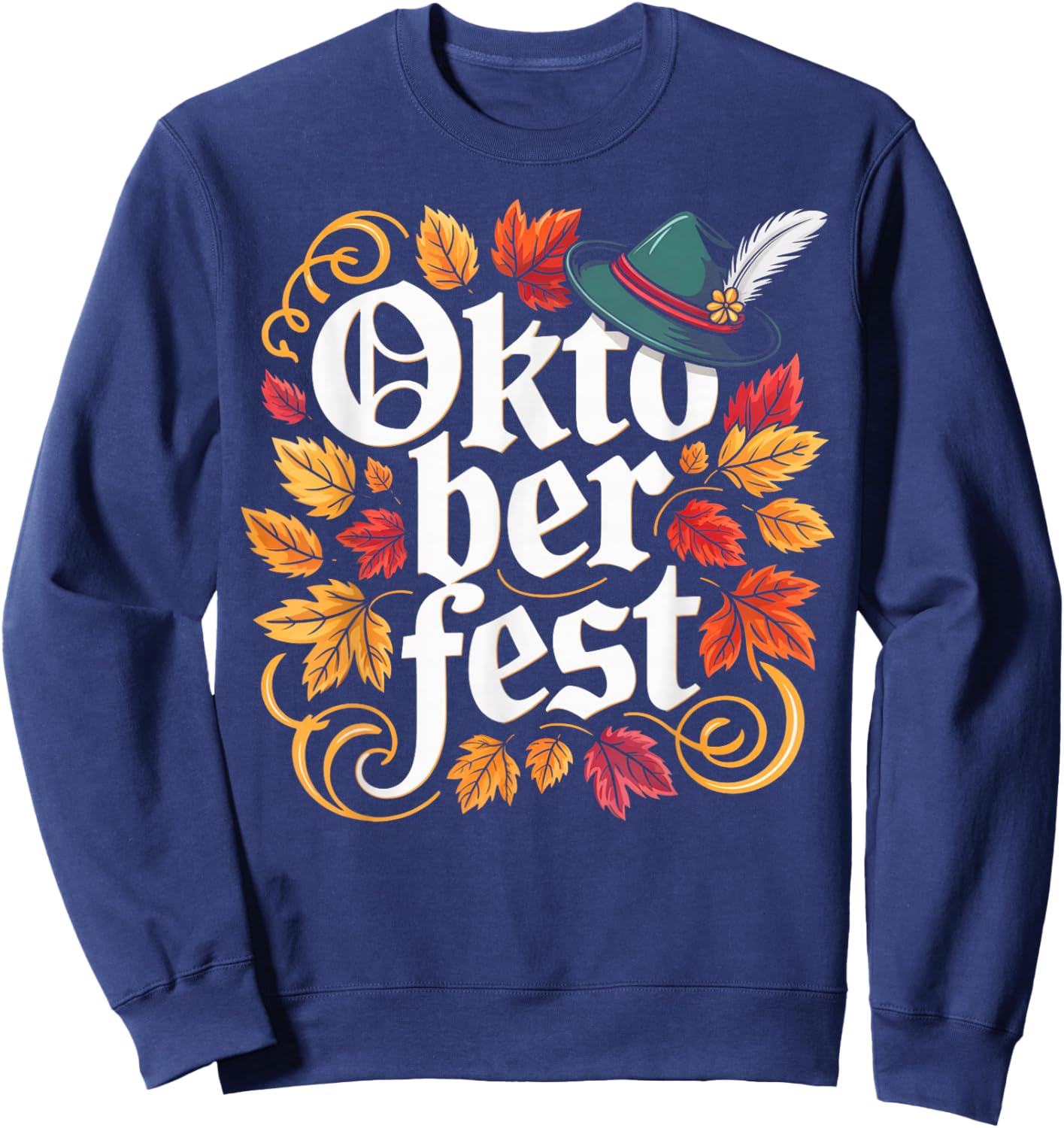 Oktoberfest Fall German Costume Women Kids Sweatshirt - Sweatshirt | Navy