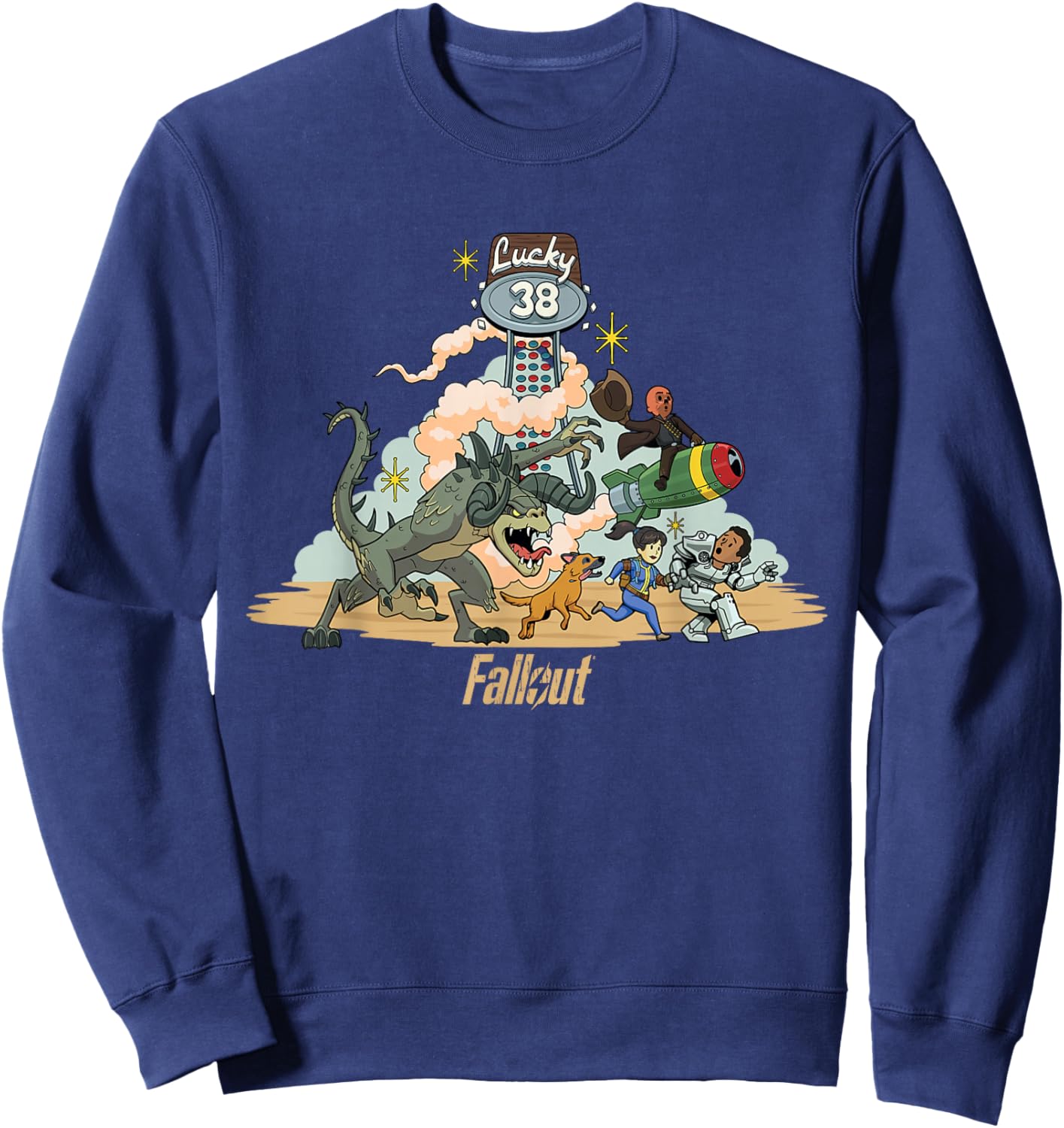 Fallout - New Vegas Sweatshirt - Sweatshirt | Navy