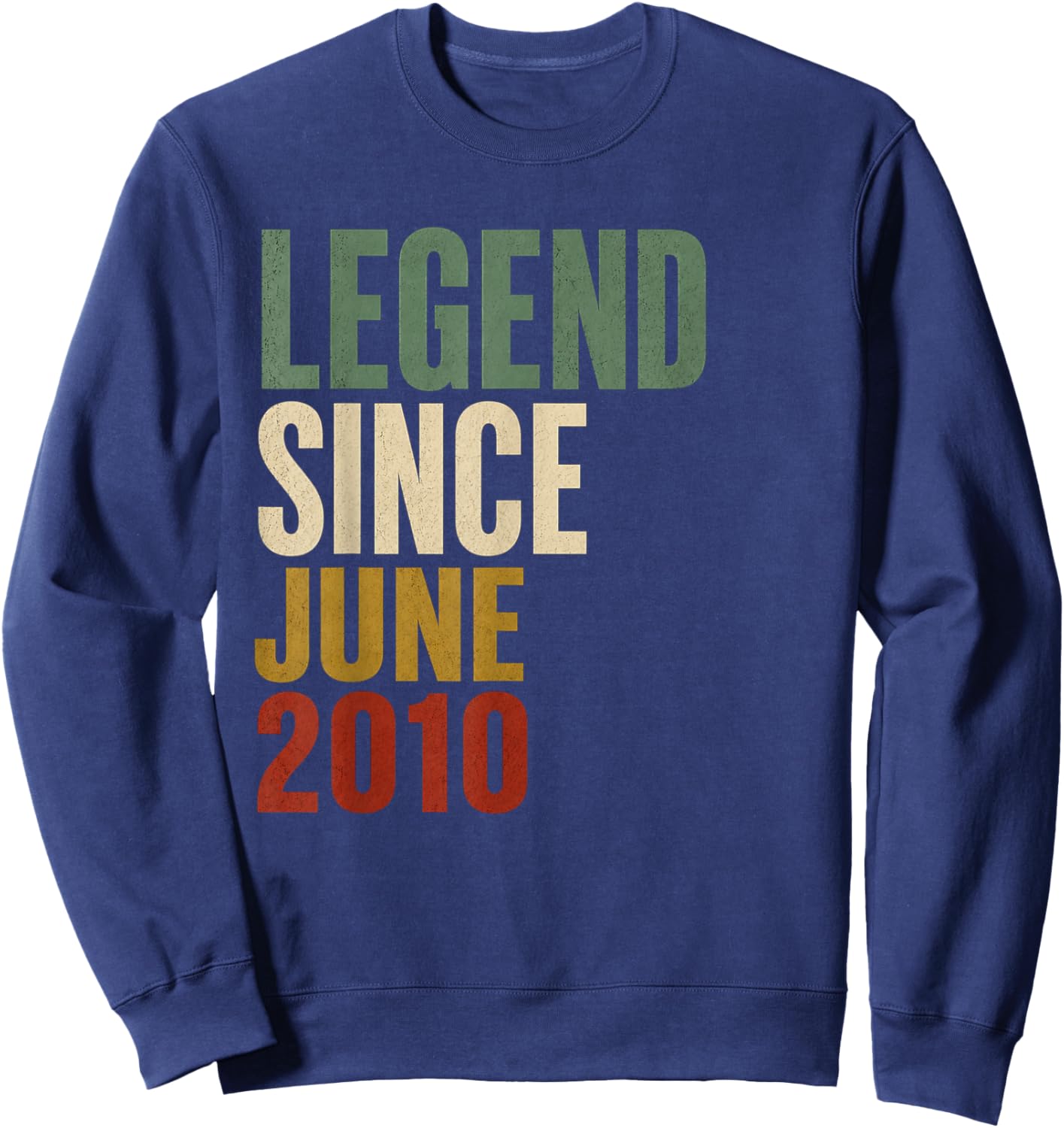 16 Years Old Legend Since May 2010 16th Birthday Gifts Sweatshirt - Sweatshirt | Navy
