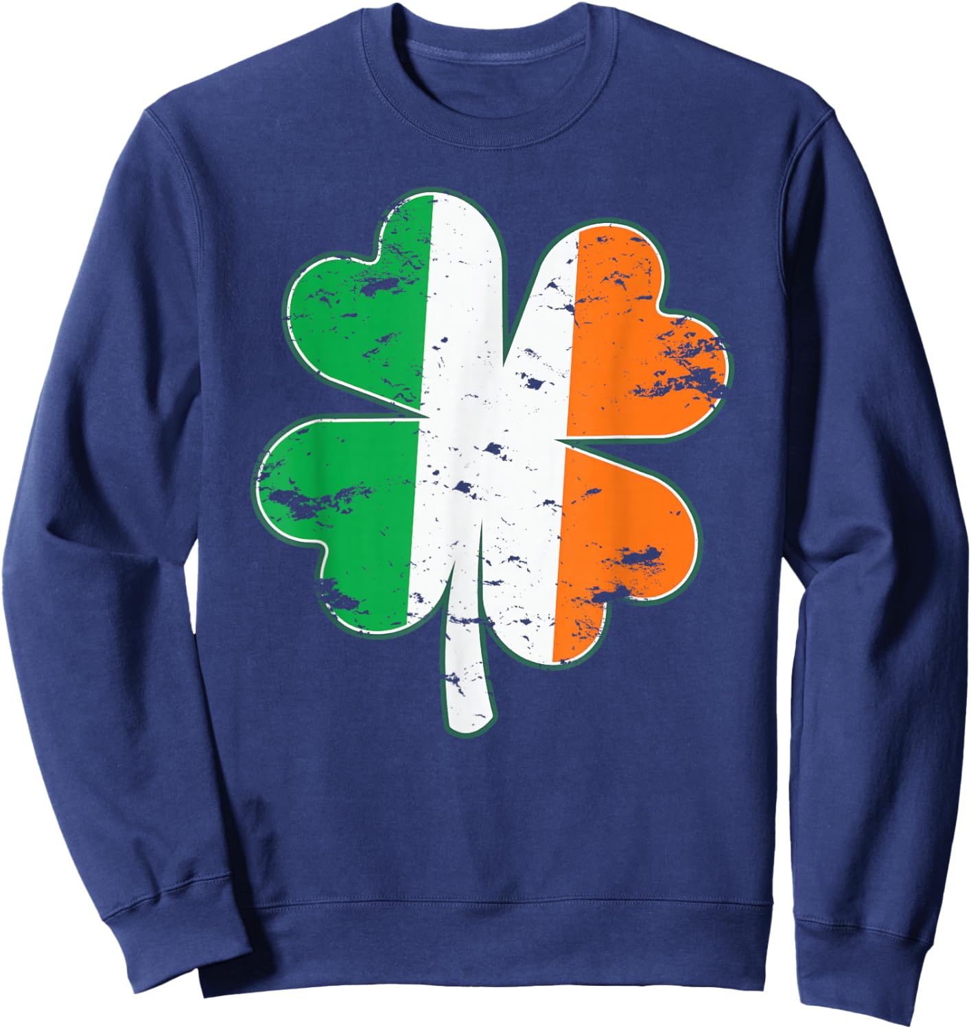Ireland Flag , Women, Children, St. Patrick's Day Sweatshirt - Sweatshirt | Navy