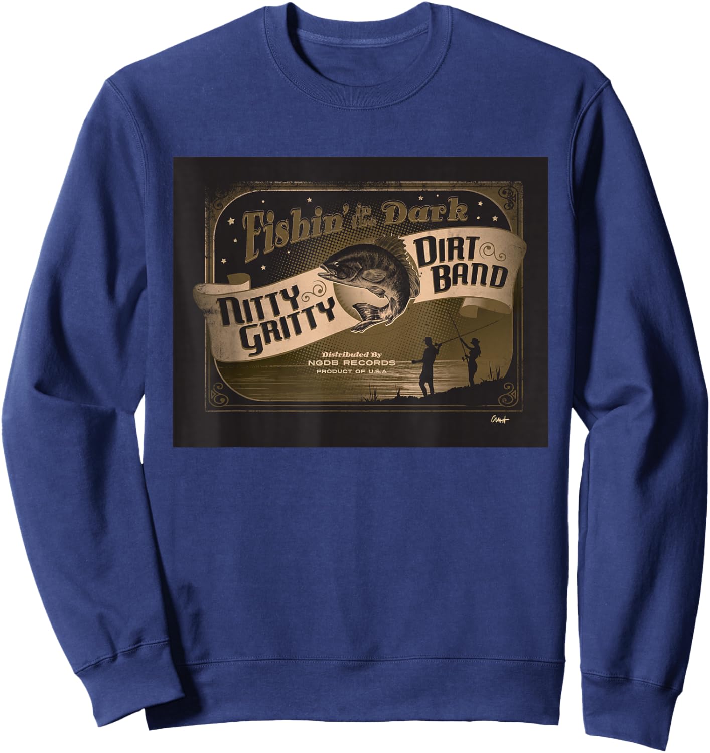 Nitty Gritty Dirt Band Fishin in The Dark Sweatshirt - Sweatshirt | Navy