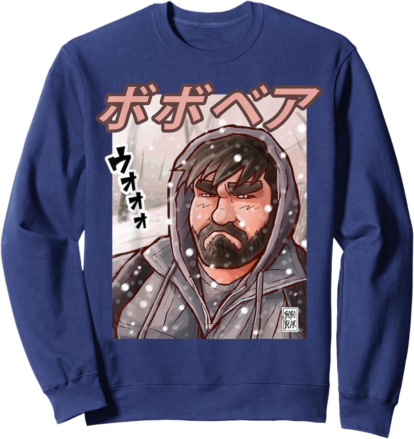 Manga Collection - Yuki no naka no kuma Sweatshirt - Sweatshirt | Navy