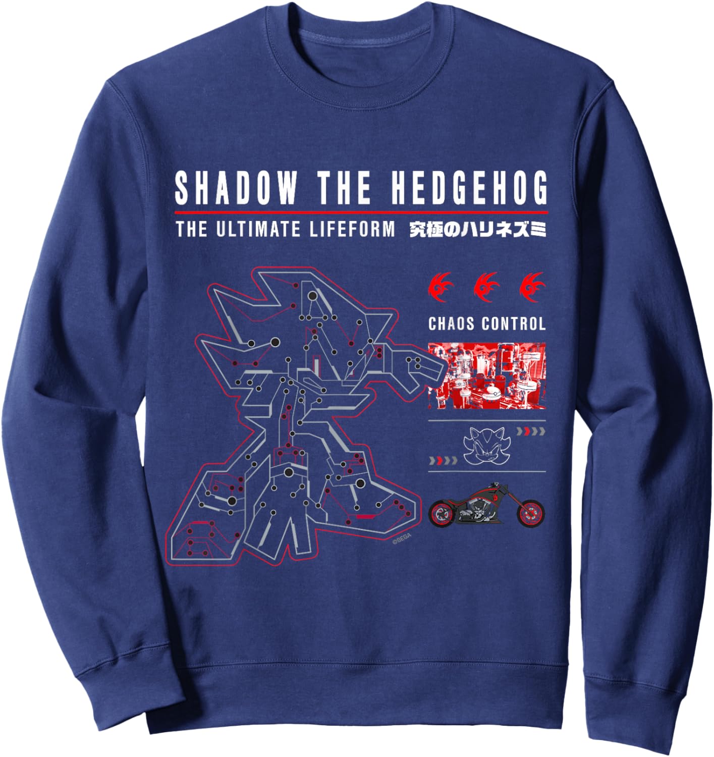 Sonic the Hedgehog Shadow Ultimate Lifeform Sweatshirt - Sweatshirt | Navy