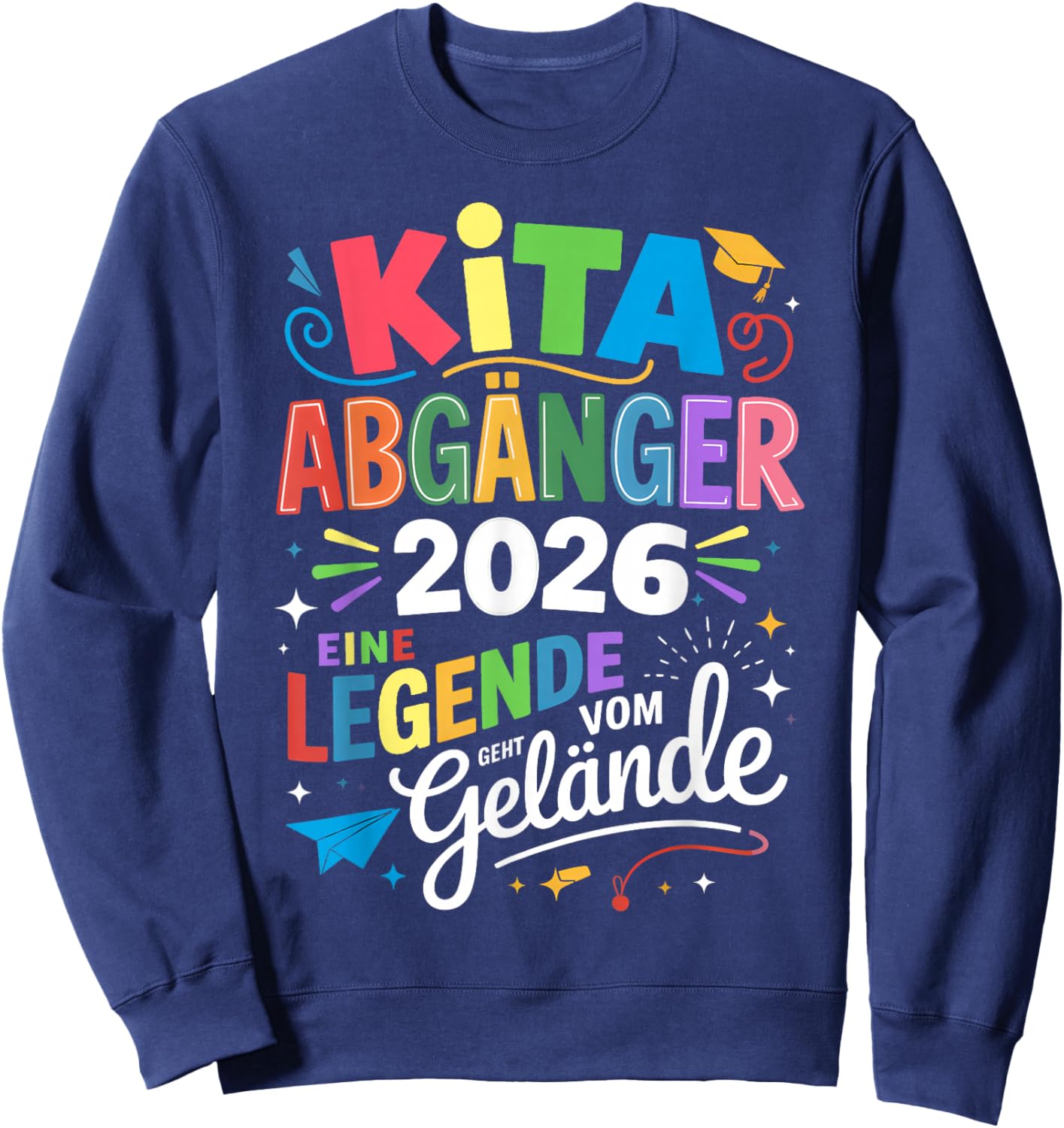 Children's Kita Leavers 2026 School Child First Day Sweatshirt - Sweatshirt | Navy