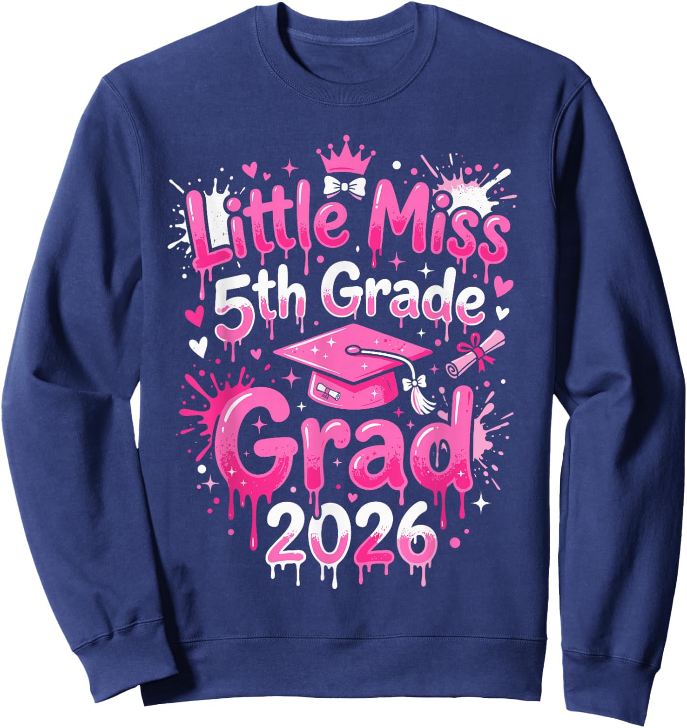5th Grade Graduation Outfits Girls, Kids Little 5th Grade Sweatshirt - Sweatshirt | Navy