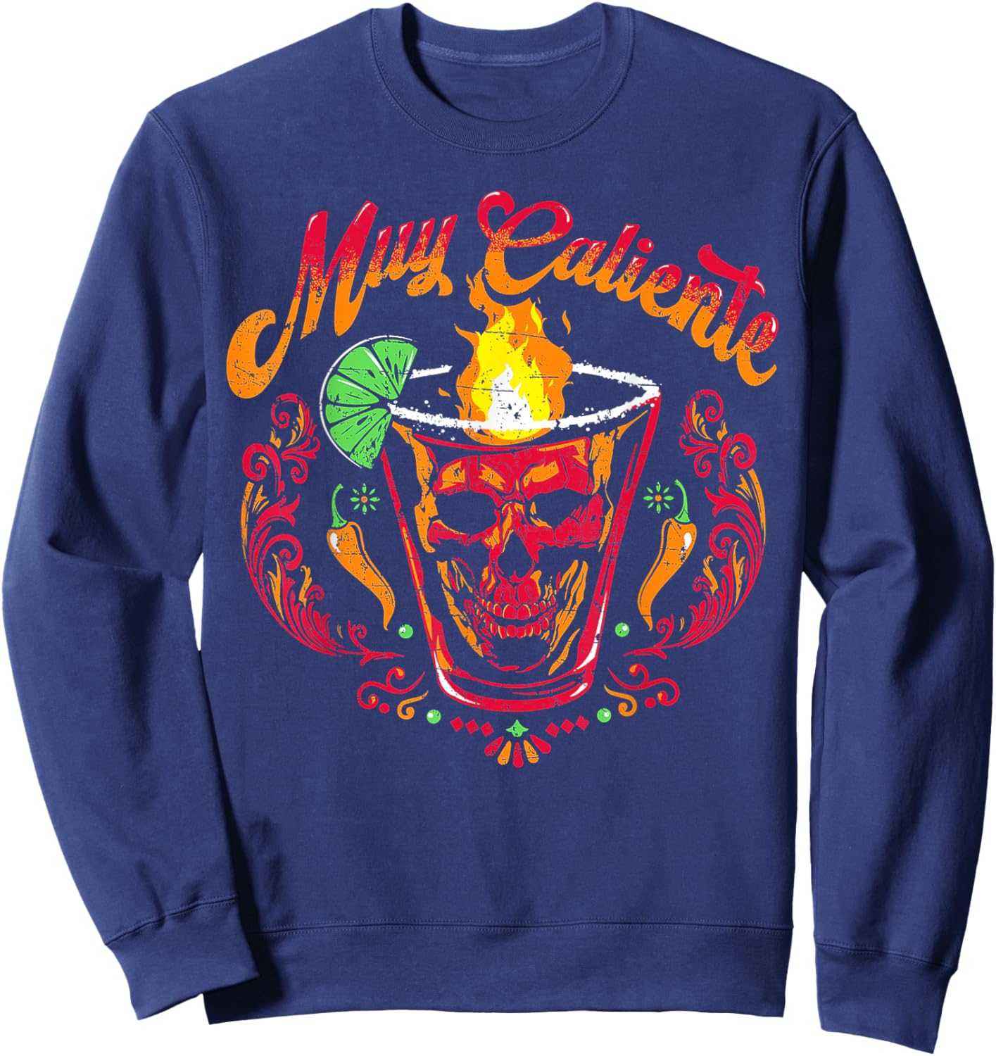 Muy Caliente Sweatshirt - Sweatshirt | Navy