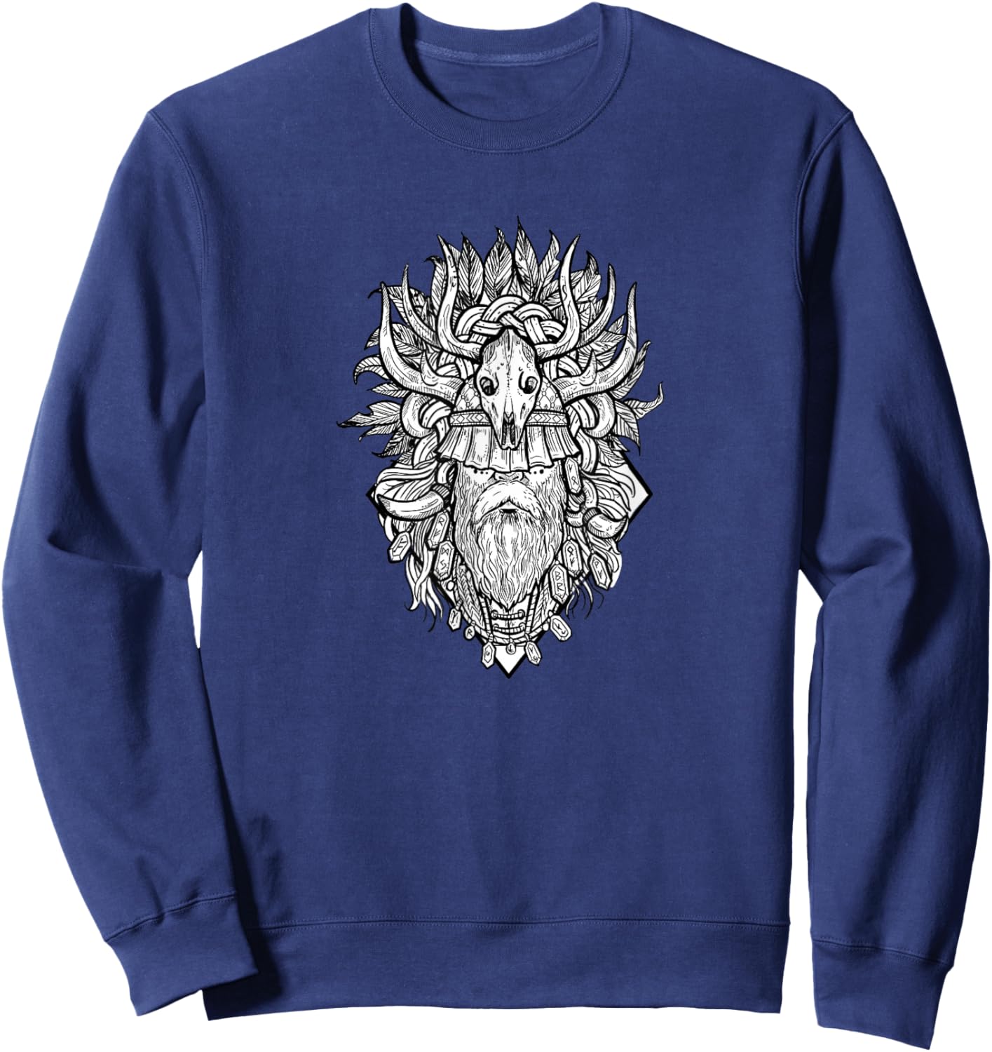 Heilung shaman shirt for viking Sweatshirt - Sweatshirt | Navy