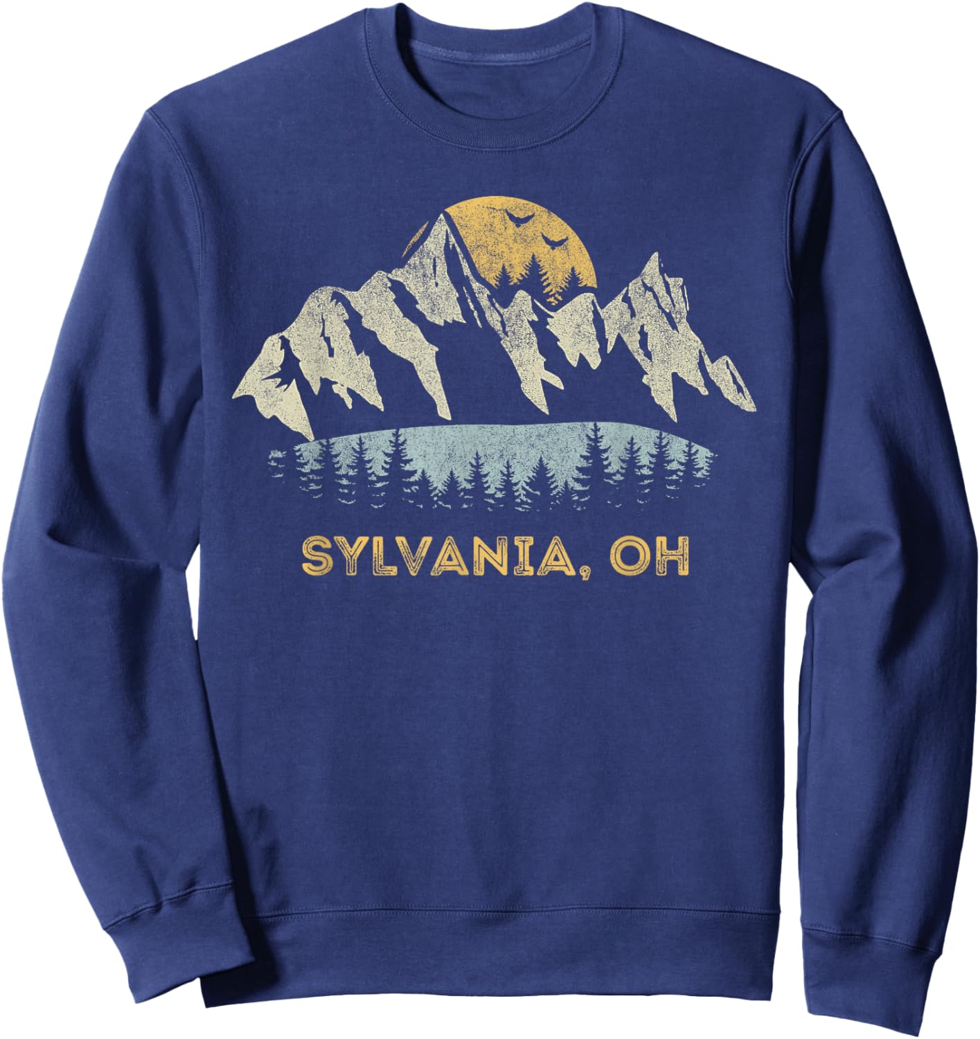 Sylvania Ohio Mountain Sunset Sunrise OH Sweatshirt - Sweatshirt | Navy