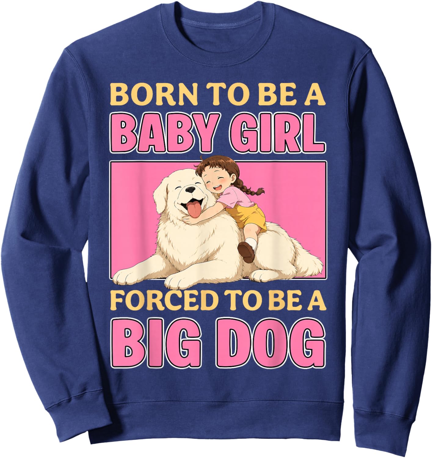 Funny Meme Sweatshirt - Sweatshirt | Navy