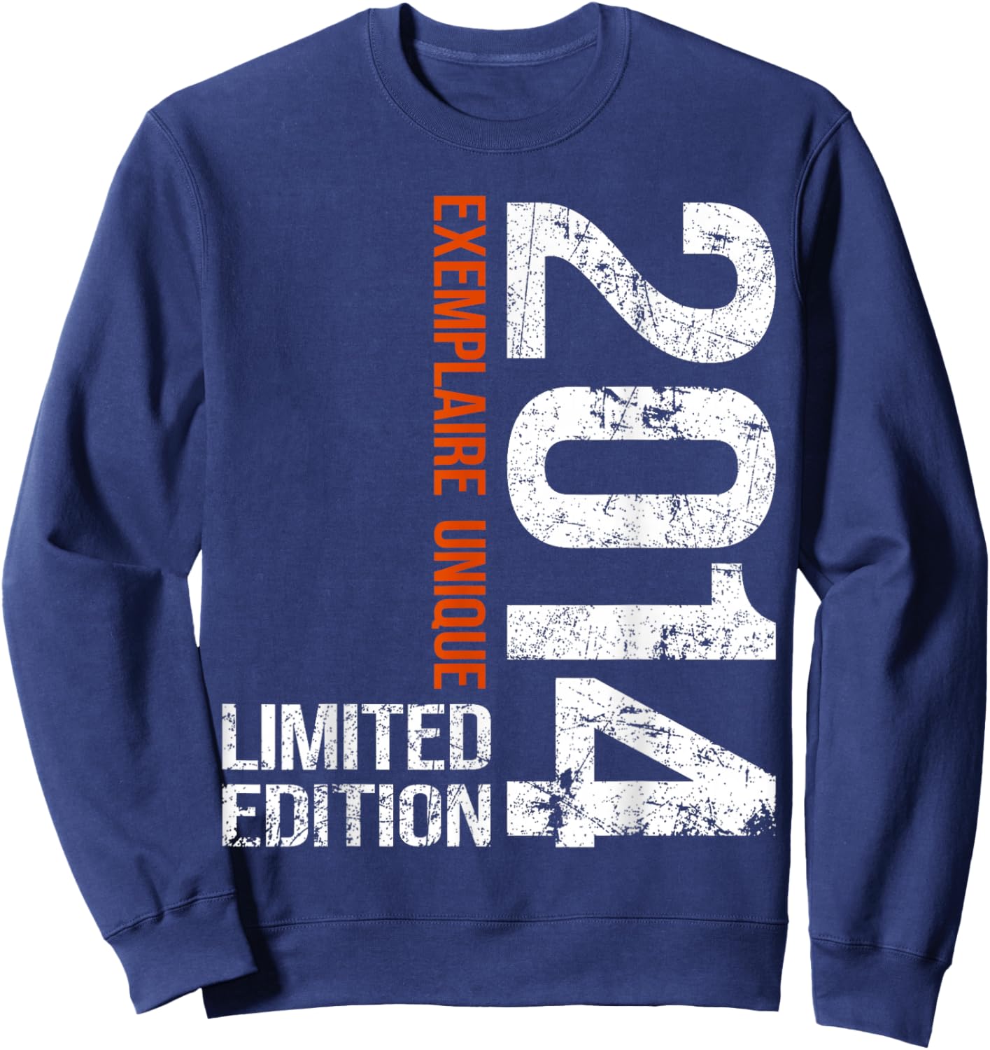 11th Birthday 2014 Vintage 11 Years Boy and Girl 2014 Sweatshirt - Sweatshirt | Navy