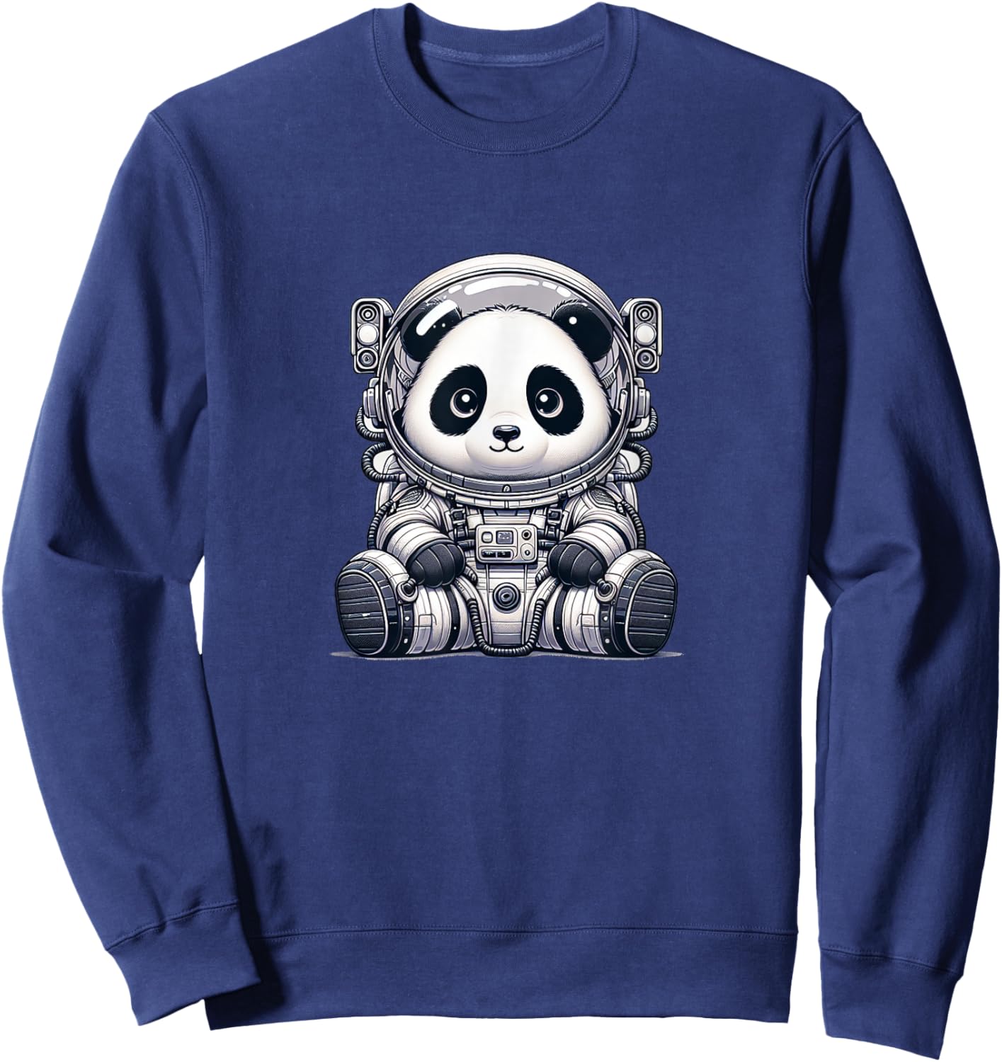 Cute Panda Astronaut Sweatshirt - Sweatshirt | Navy