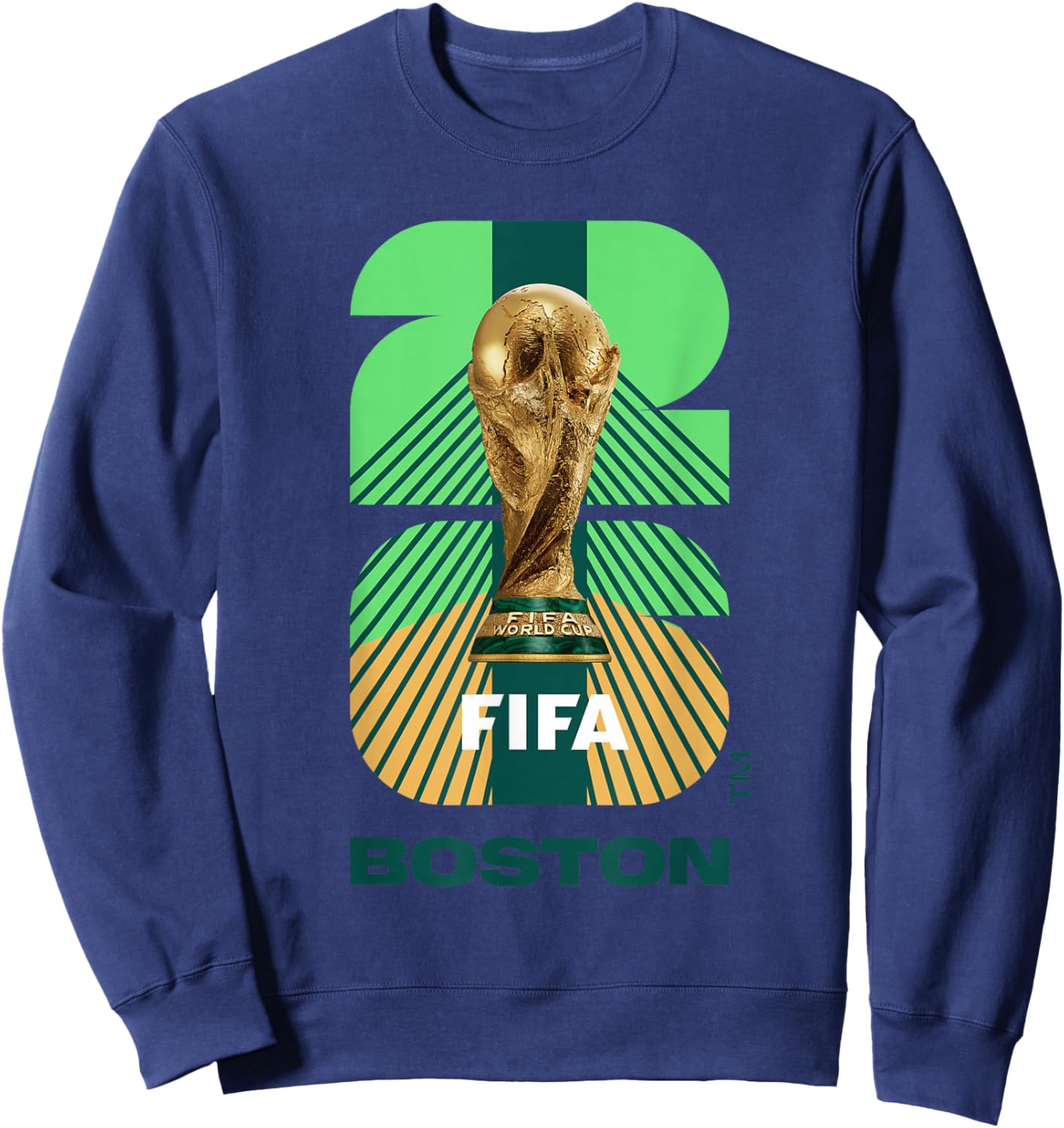 FIFA World CUP26 Boston Trophy Color Sweatshirt - Sweatshirt | Navy