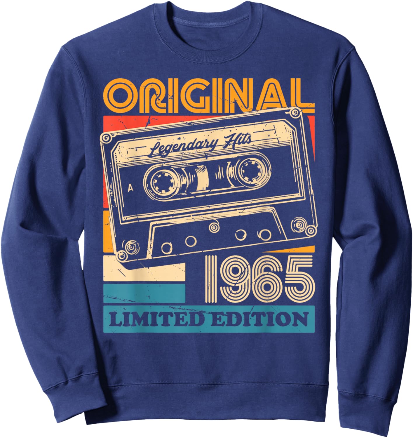 Original 1965 Vintage Birthday 60 Years Women Sweatshirt - Sweatshirt | Navy