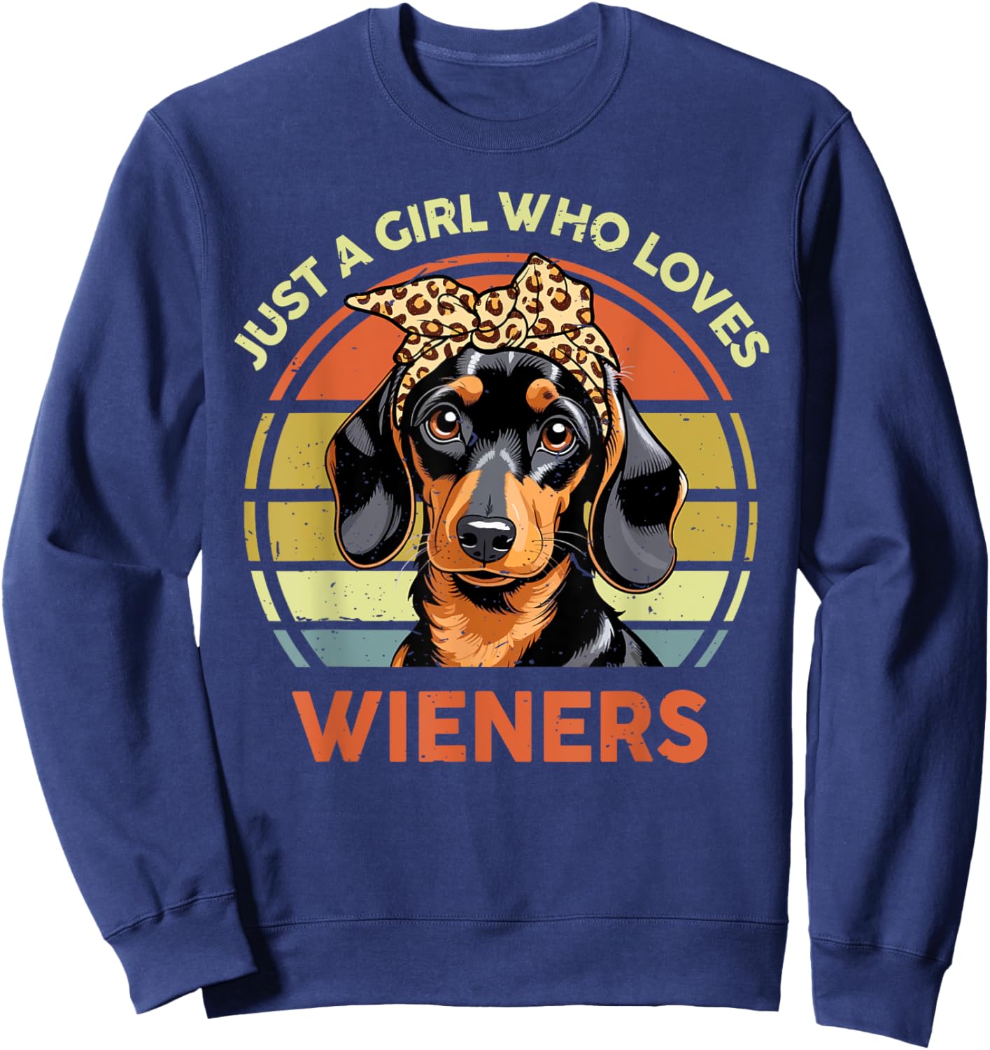 Wiener Dog Mom Sweatshirt - Sweatshirt | Navy