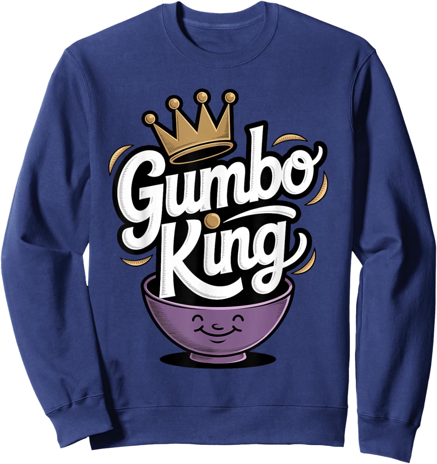 Gumbo King Sweatshirt - Sweatshirt | Navy