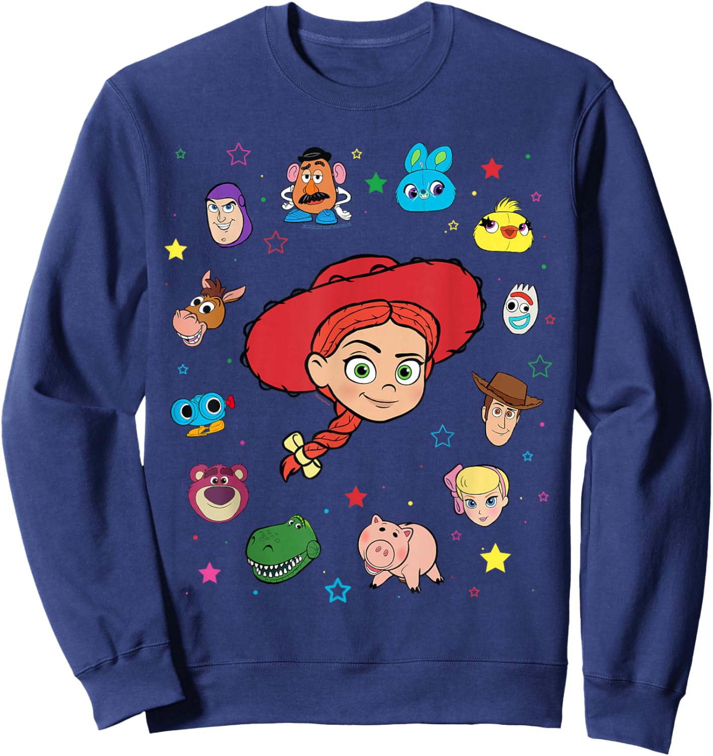 Disney and Pixar's Toy Story Jessie Big Face Collage Sweatshirt - Sweatshirt | Navy