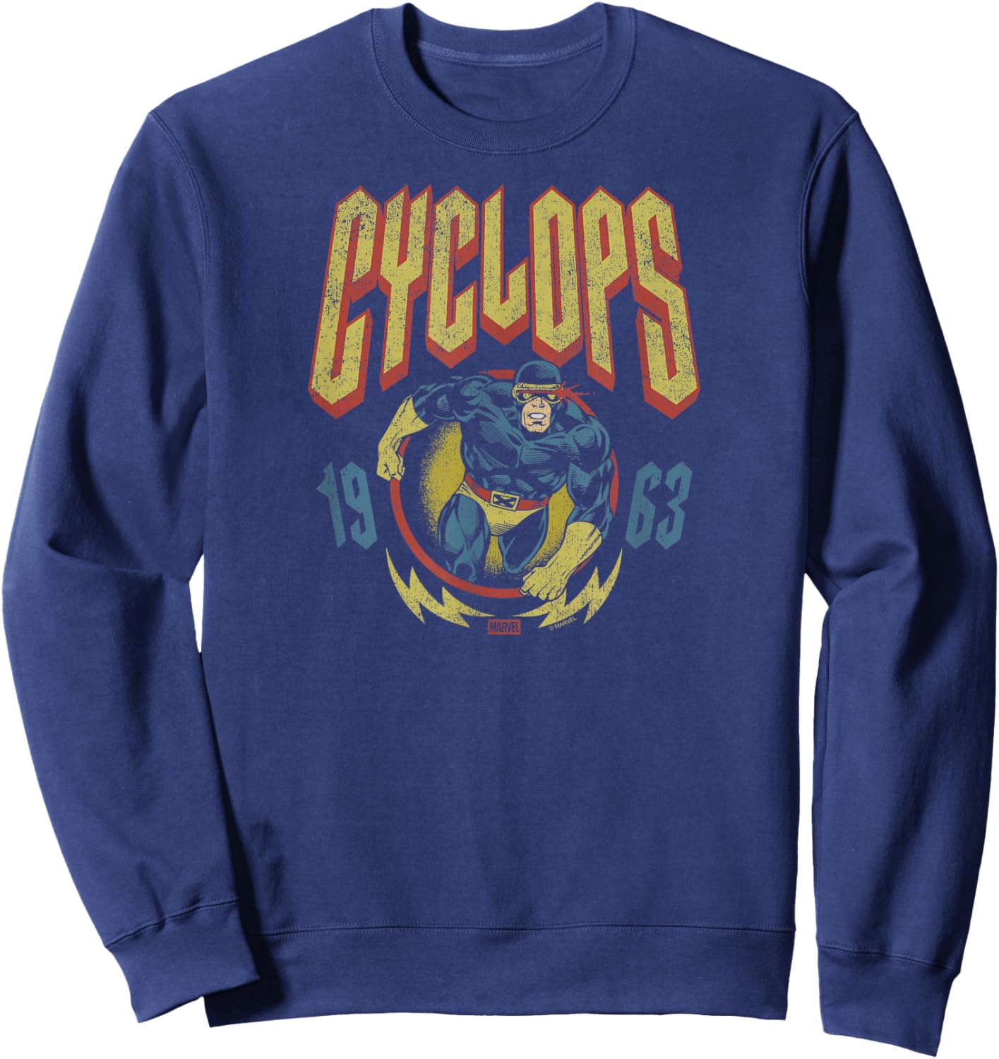 X-Men - Cyclops Metal Inspired Sweatshirt - Sweatshirt | Navy