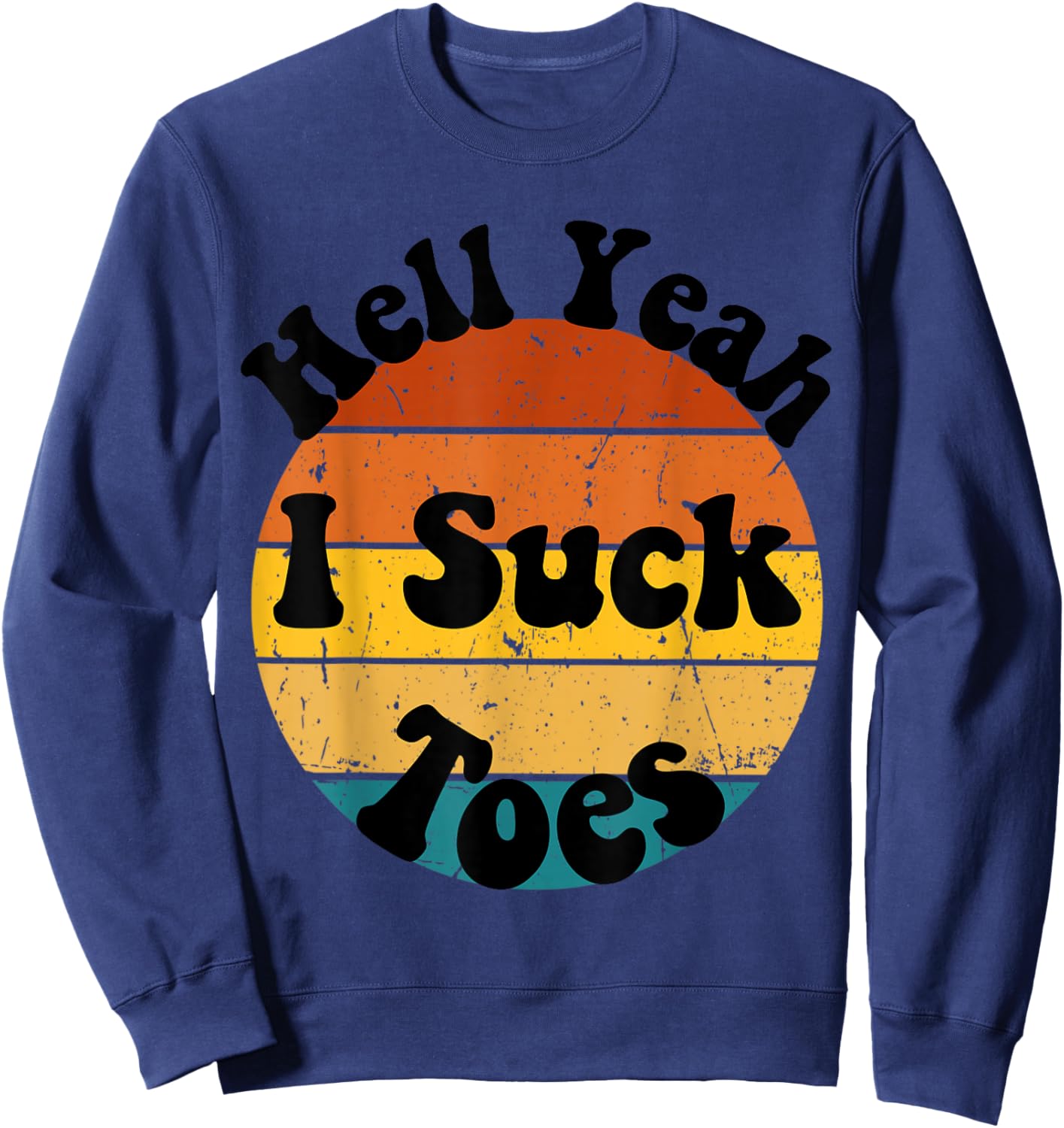 Vintage Foot Fetish Sweatshirt - Sweatshirt | Navy