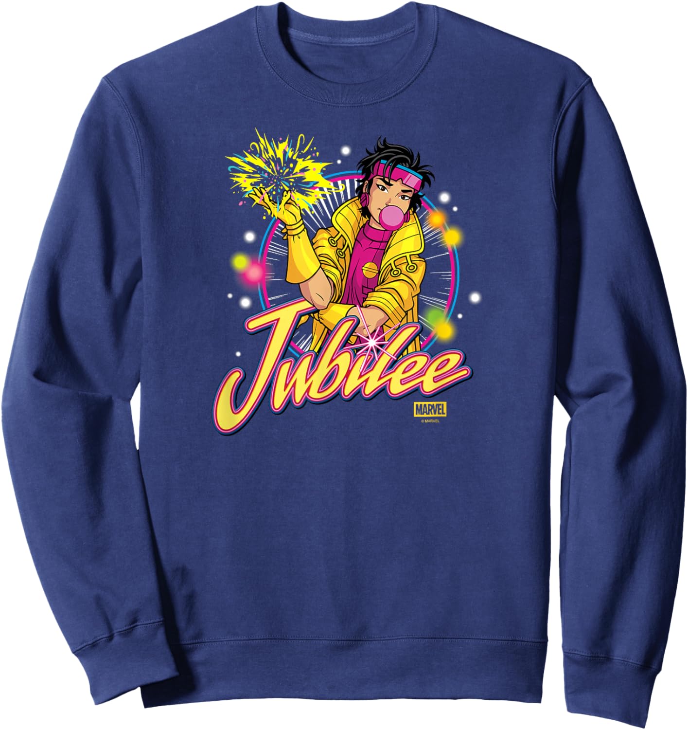 X-Men - Jubilee Logo Sweatshirt - Sweatshirt | Navy