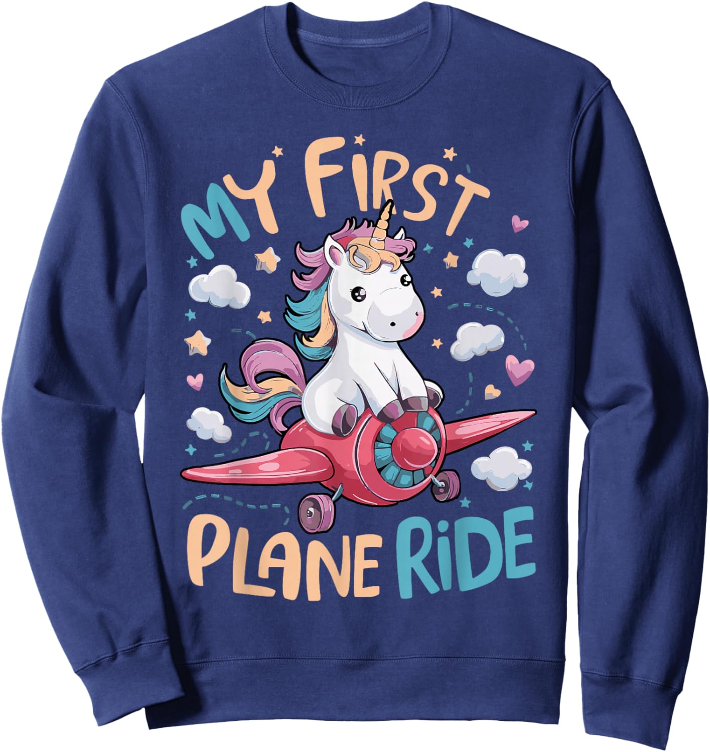 My First Plane Ride Sweatshirt - Sweatshirt | Navy