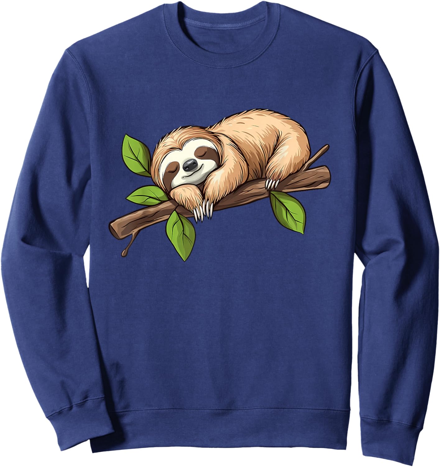 Funny Lazy Sloth Sweatshirt - Sweatshirt | Navy