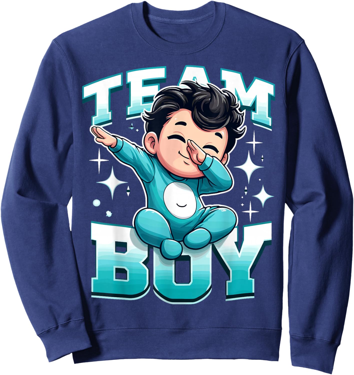 Team Boy Gender Reveal Sweatshirt - Sweatshirt | Navy