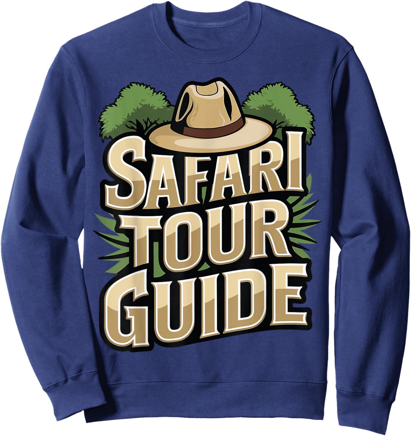 Costume Safari Tour Guide Africa Zoo Outfit Safari Tour Sweatshirt - Sweatshirt | Navy